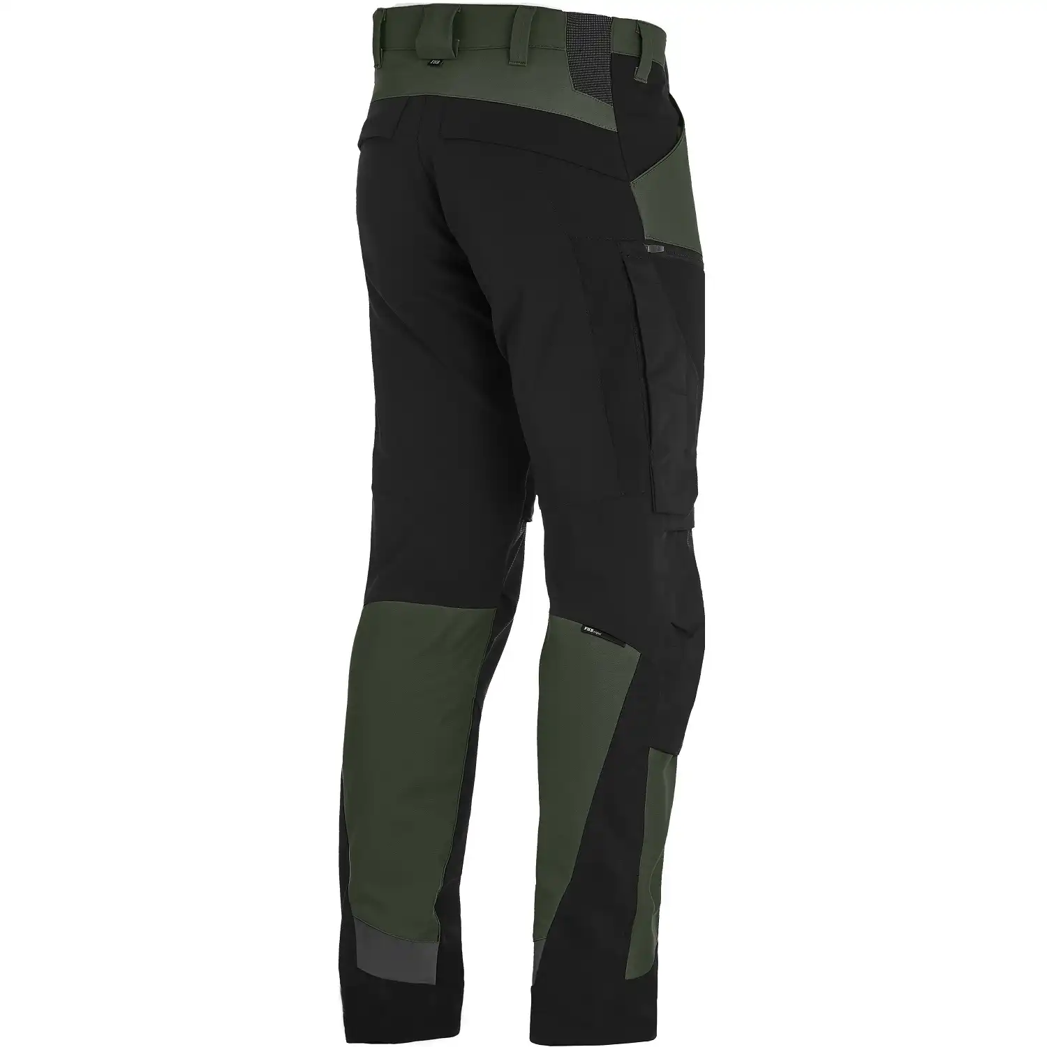 Stretch Bundhose Canvas "LEO" in oliv/schwarz, 54 - Thumbnail 2