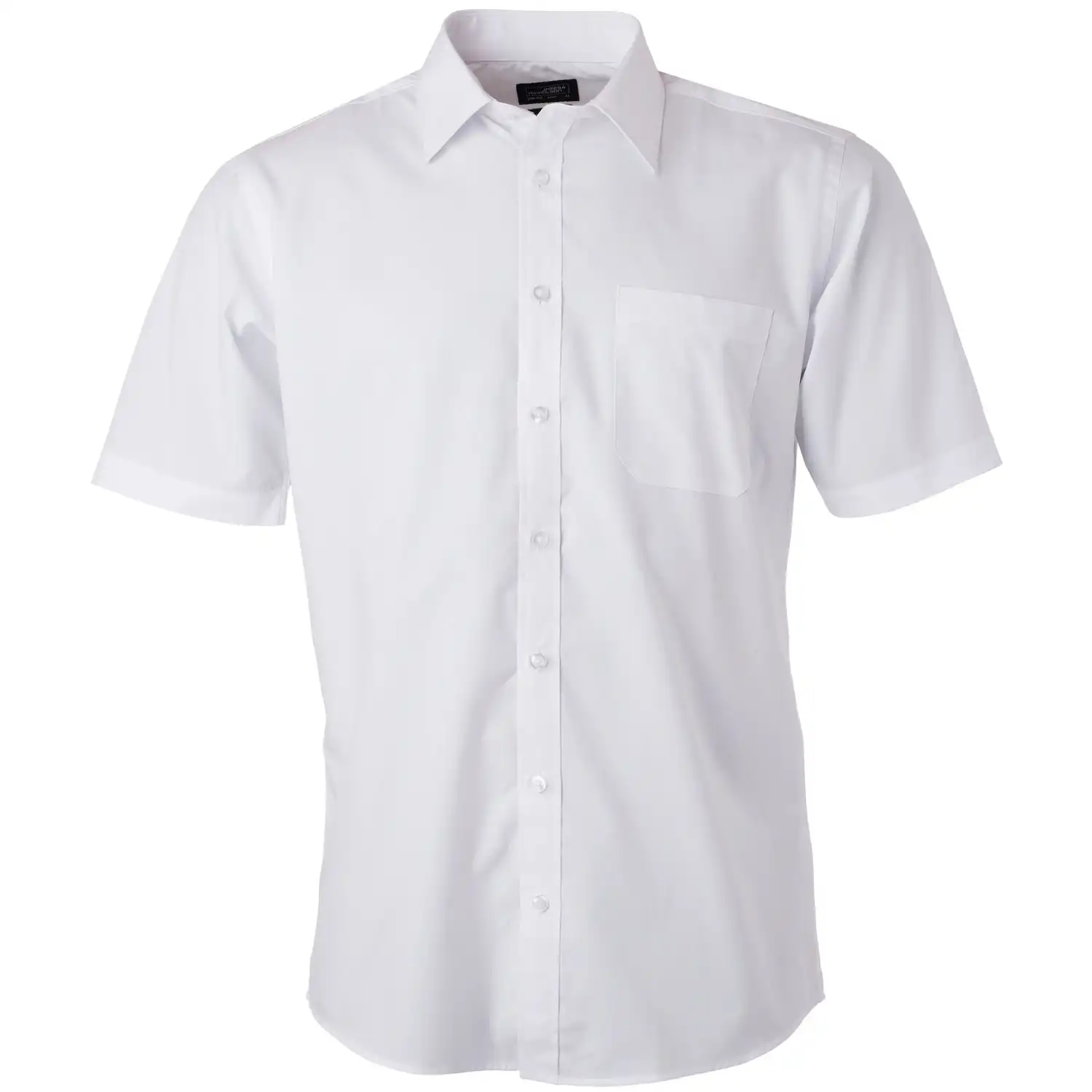 Kurzarm Hemd "JN680" in white, XL - Bild 1