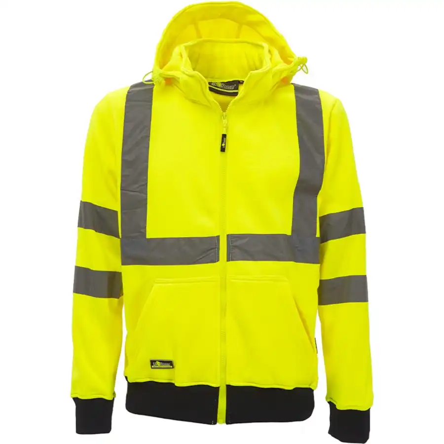 Warnschutz Kapuzen-Sweatjacke "MELODY"  in yellow, S (DE size: XS) - Thumbnail 1