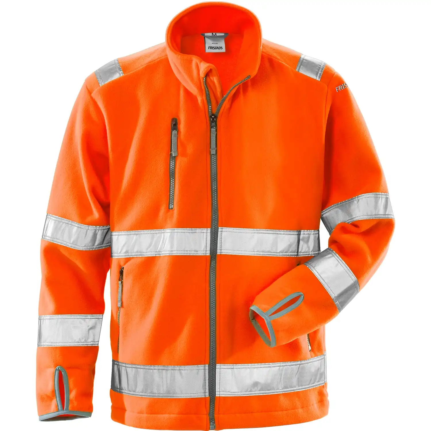 Warnschutz Fleecejacke "4400 FE" in Orange, 3XL - Thumbnail 1