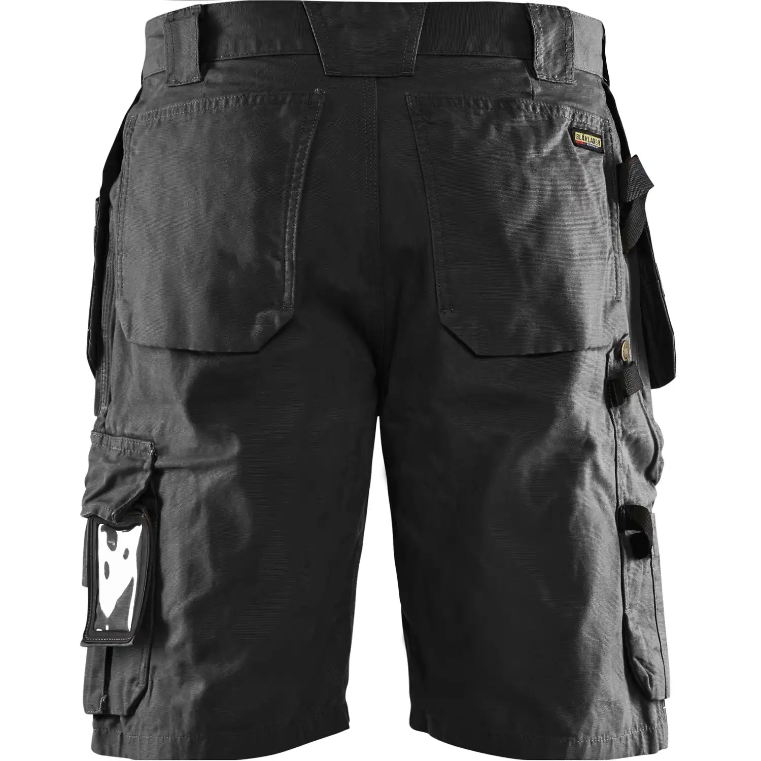 Handwerker-Shorts "1534" Canvas in schwarz, C52 - Thumbnail 2