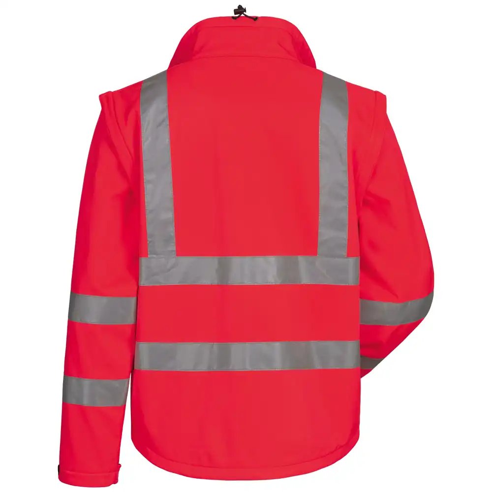 Warnschutz Softshelljacke 2-in-1 "CULLEN"rot in L - Thumbnail 2