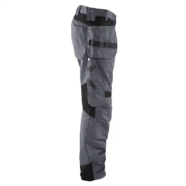 Handwerkerhose "1555" in grau/schwarz, C44 - Thumbnail 4