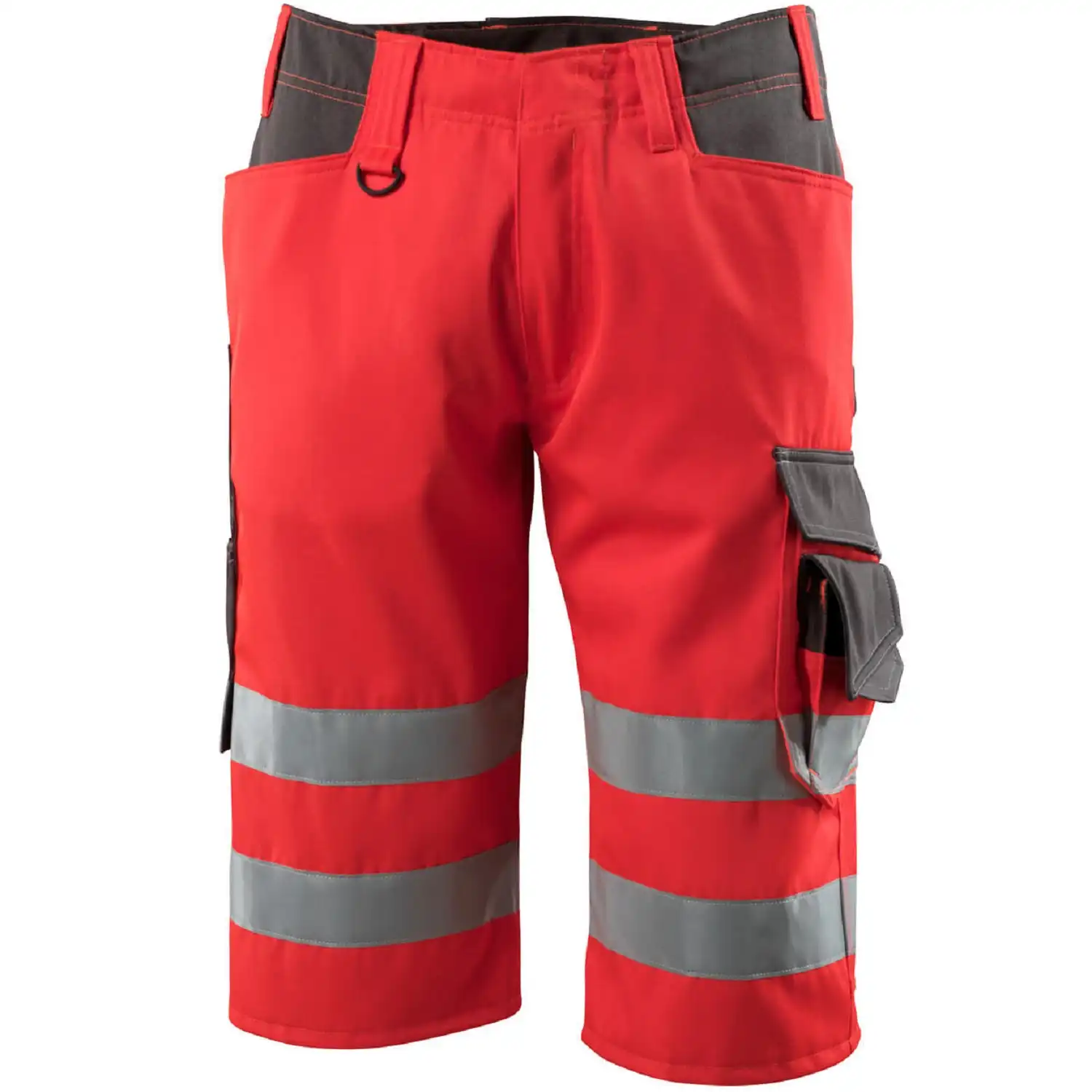 Warnschutz Piratenhose "LUTON" Safe Supreme in rot/dunkelanthrazit, C56 (EU 56) - Bild 1