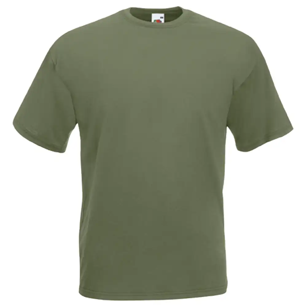T-Shirt "F140" 100% Baumwolle Valueweight in classic olive, L - Bild 1
