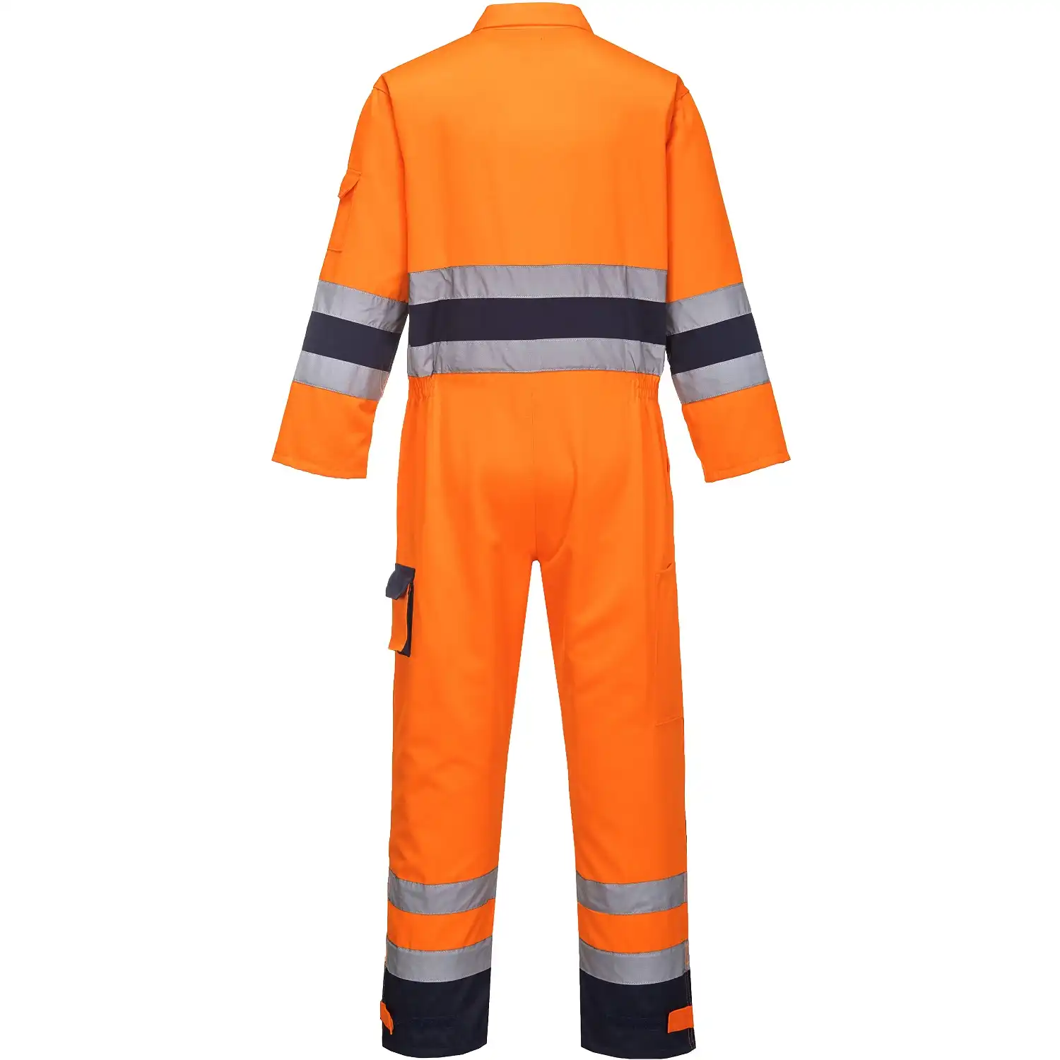 Warnschutz Overall "NANTES" in orange/marine, XL - Thumbnail 2