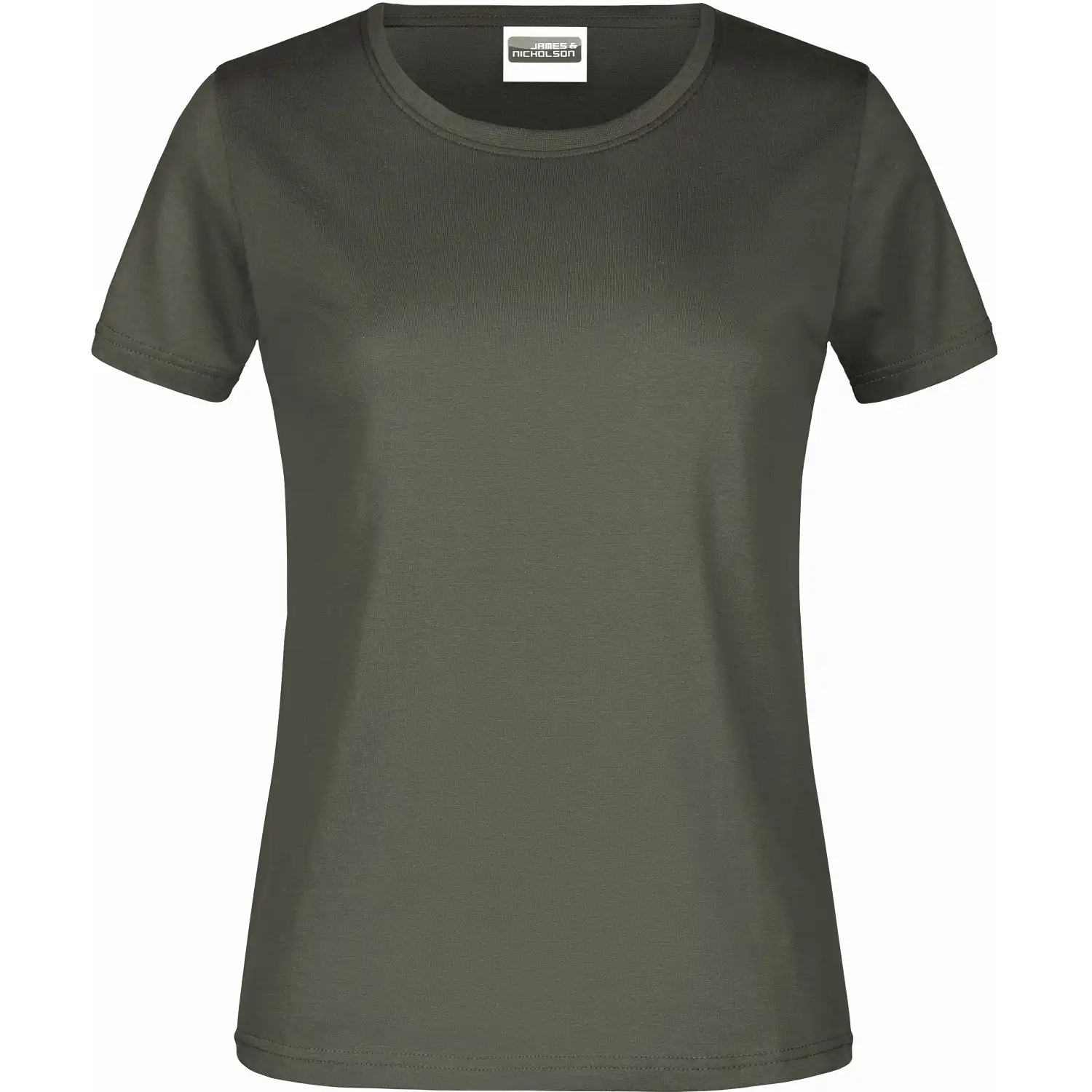 Damen Basic T-Shirt 180g/m² "JN789" in dark-grey, S - Bild 1