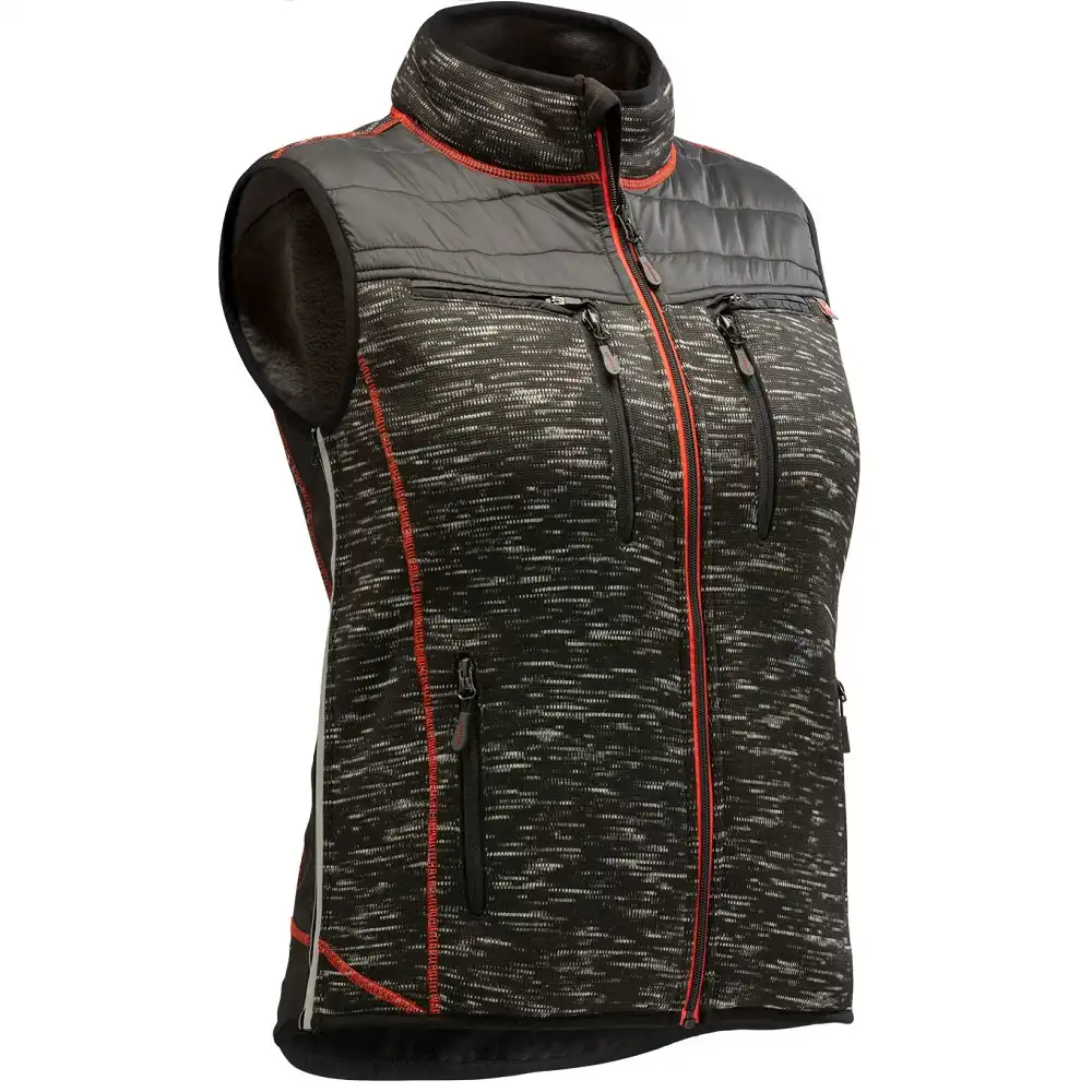 Damen Strickweste "INUIT TEDDY" in dark-melange, XL - Bild 1
