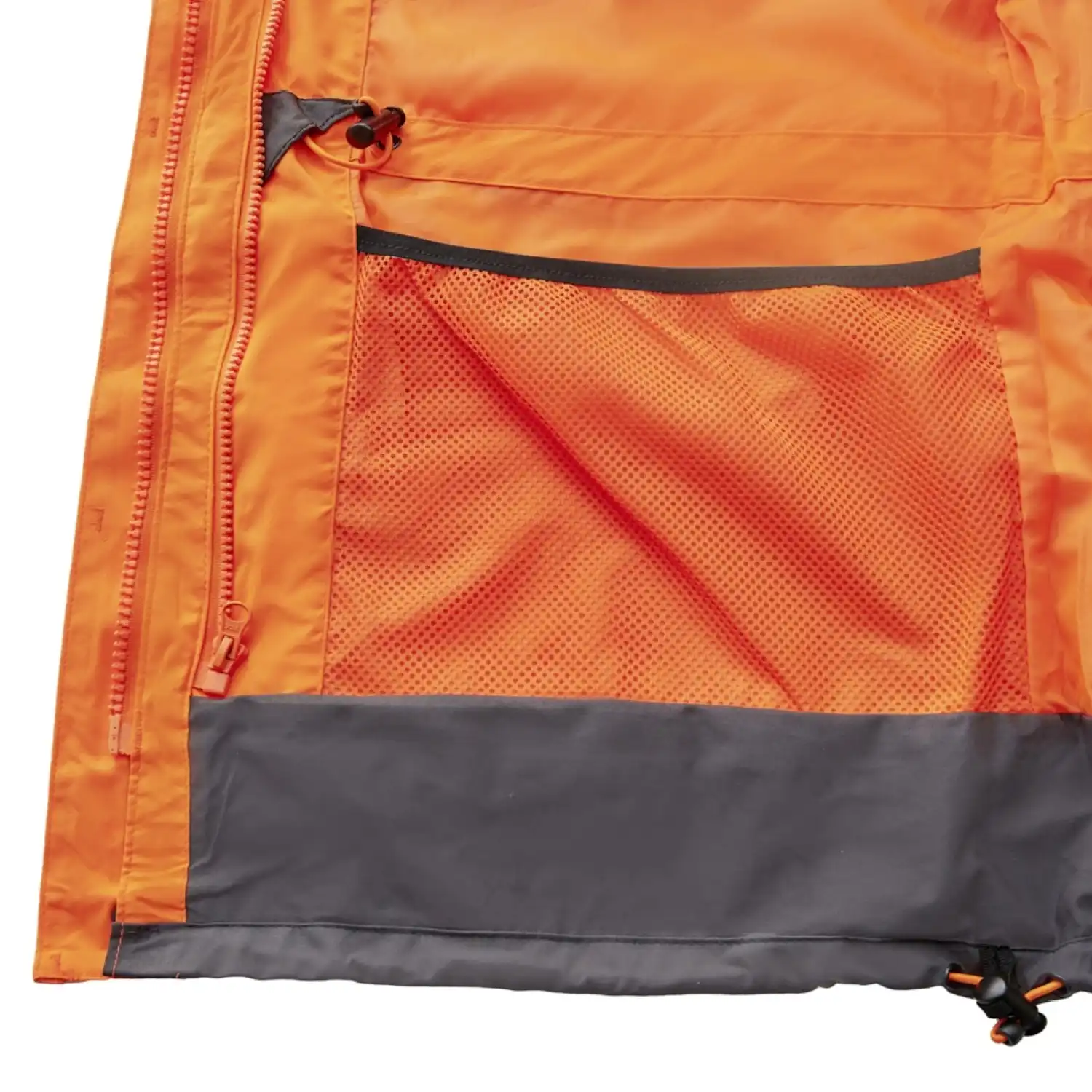 Warn- & Wetterschutzjacke "TAMPA" in leuchtorange/grau, L - Thumbnail 4