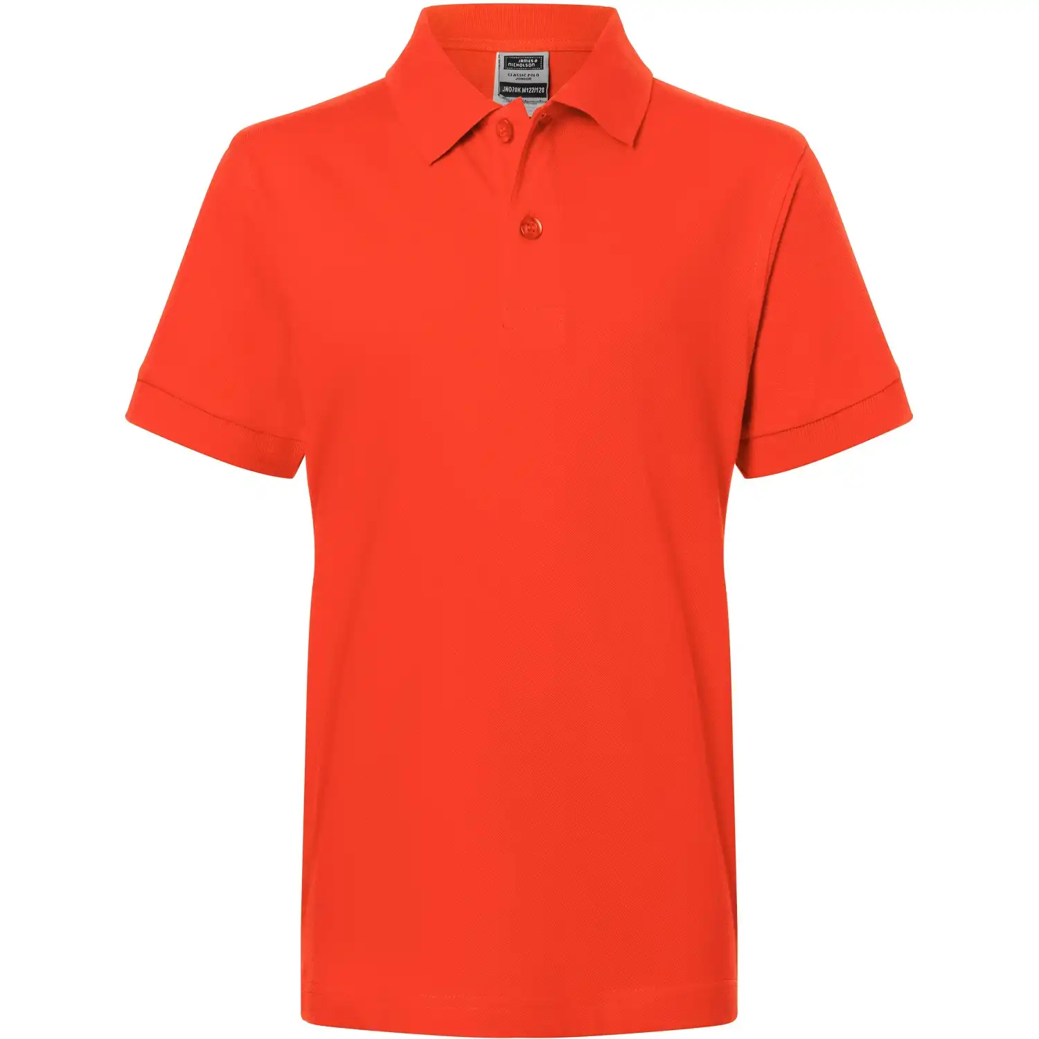 Kinder Polo-Shirt "JN070K" in grenadine, M - Bild 1