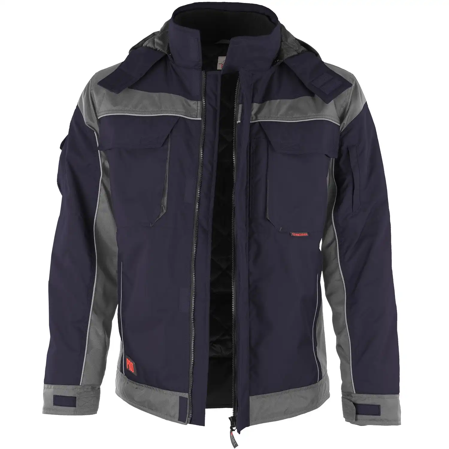 Winterjacke "PRO" in marine/grau, M - Bild 1