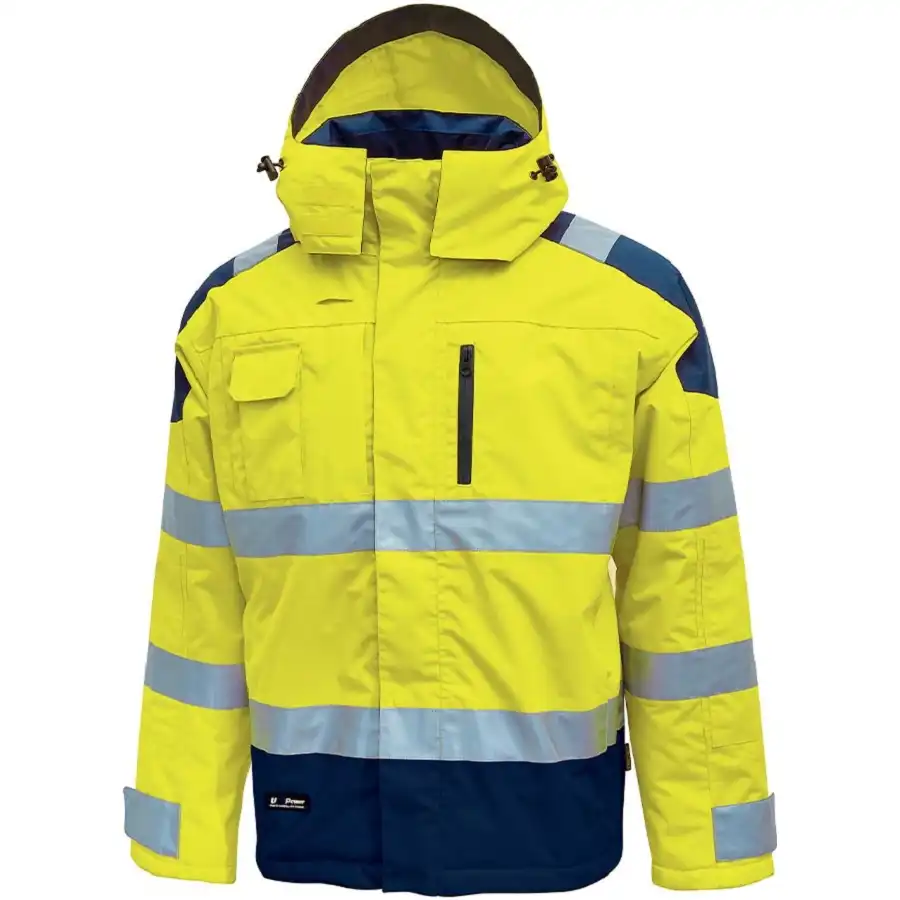Warnschutz Winterparka "DEFENDER" Hi-Light in yellow, S (DE size: XS) - Bild 1