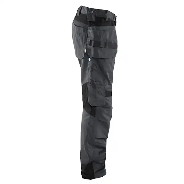 Handwerkerhose "1555" in dunkelgrau/schwarz, C52 - Thumbnail 4