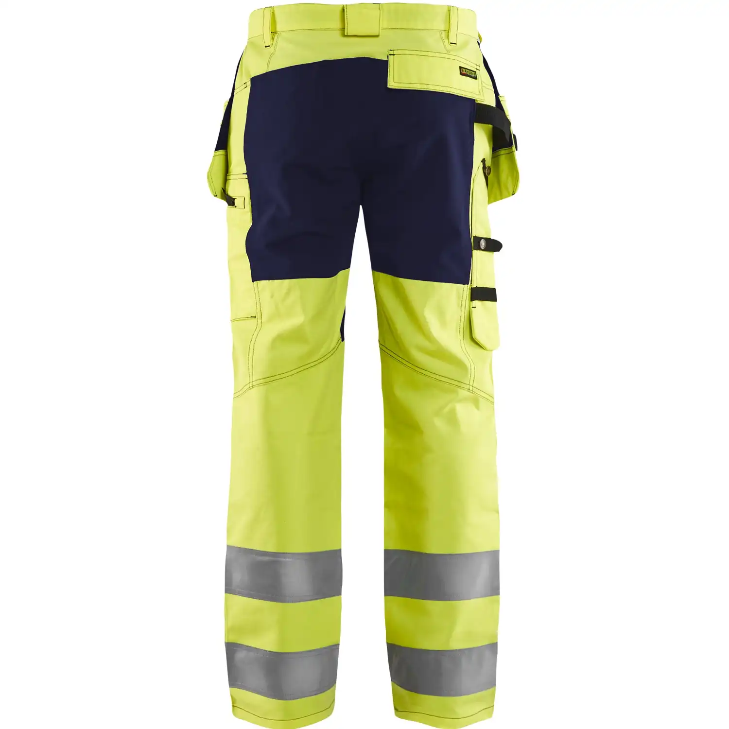 Warnschutz-Stretch-Bundhose "1552" in gelb/marine, C146 - Thumbnail 2