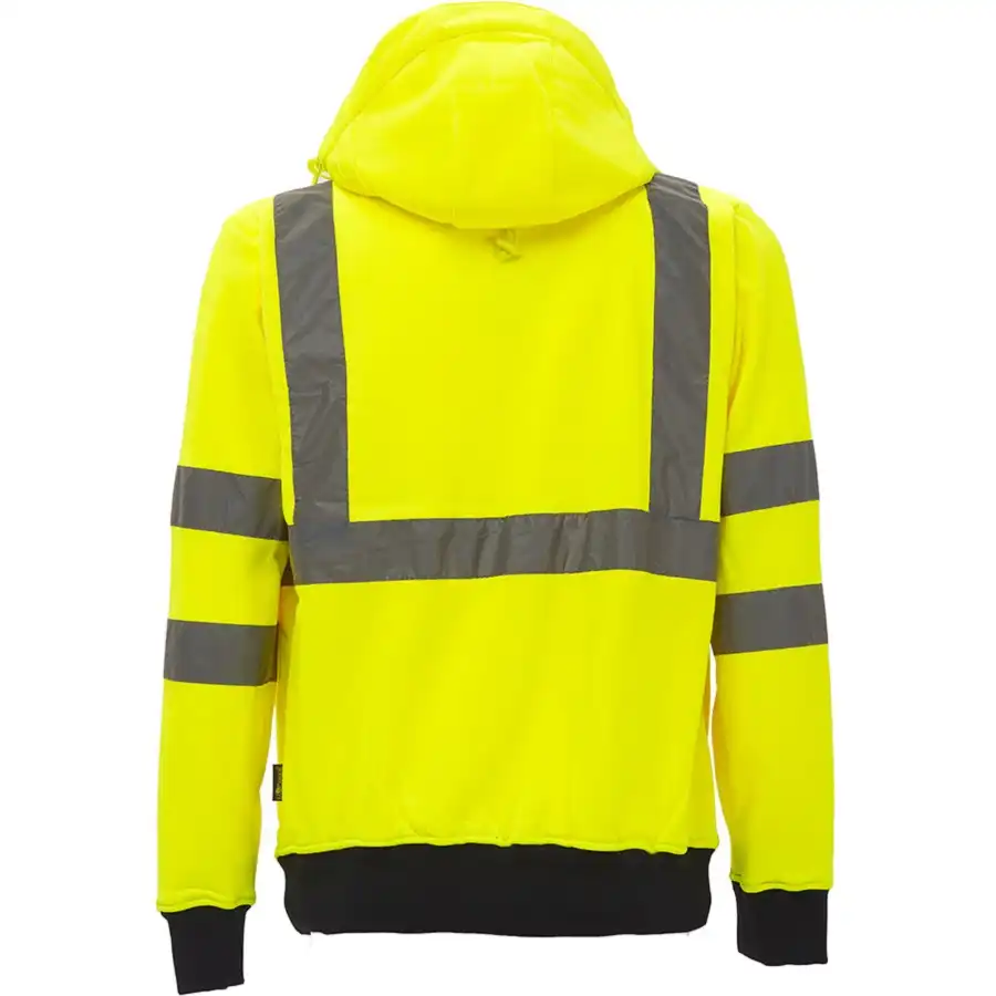 Warnschutz Kapuzen-Sweatjacke "MELODY"  in yellow, S (DE size: XS) - Thumbnail 2