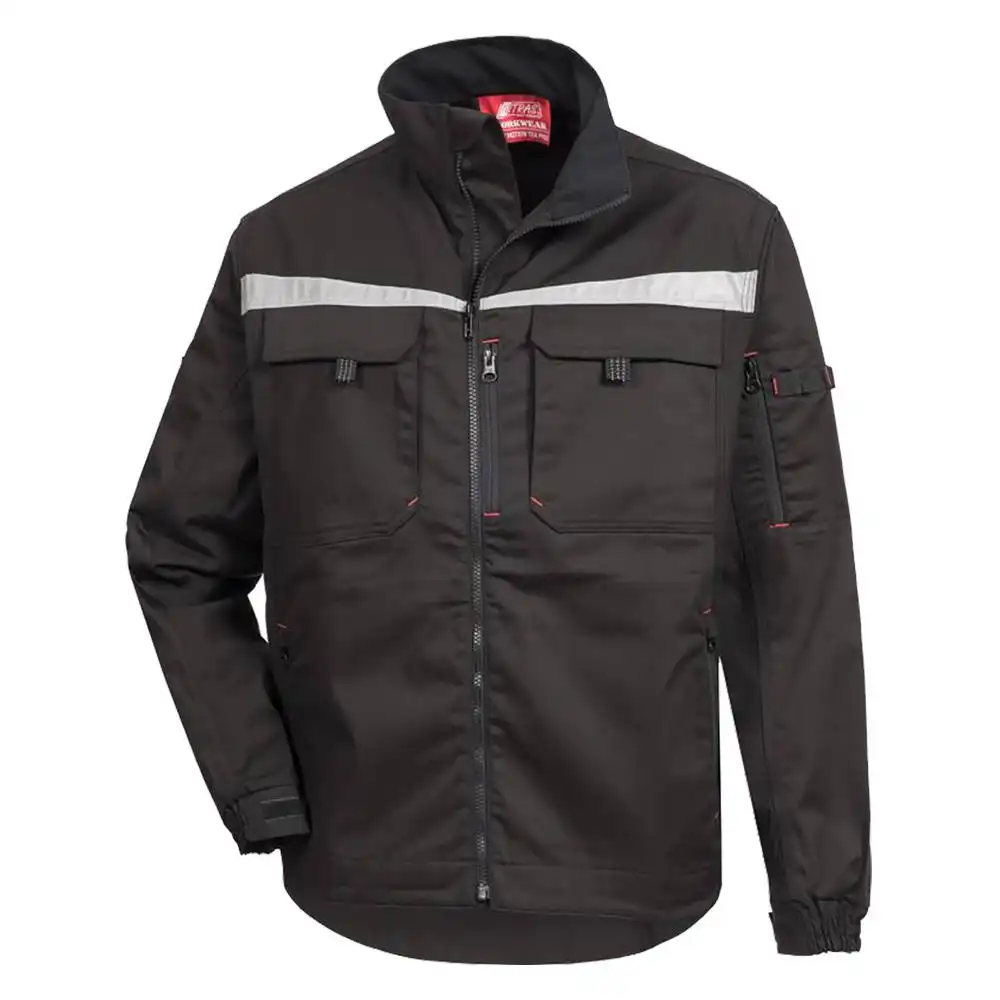 Arbeitsjacke " MOTION TEX PRO FX" in schwarz, 48 - Thumbnail 1