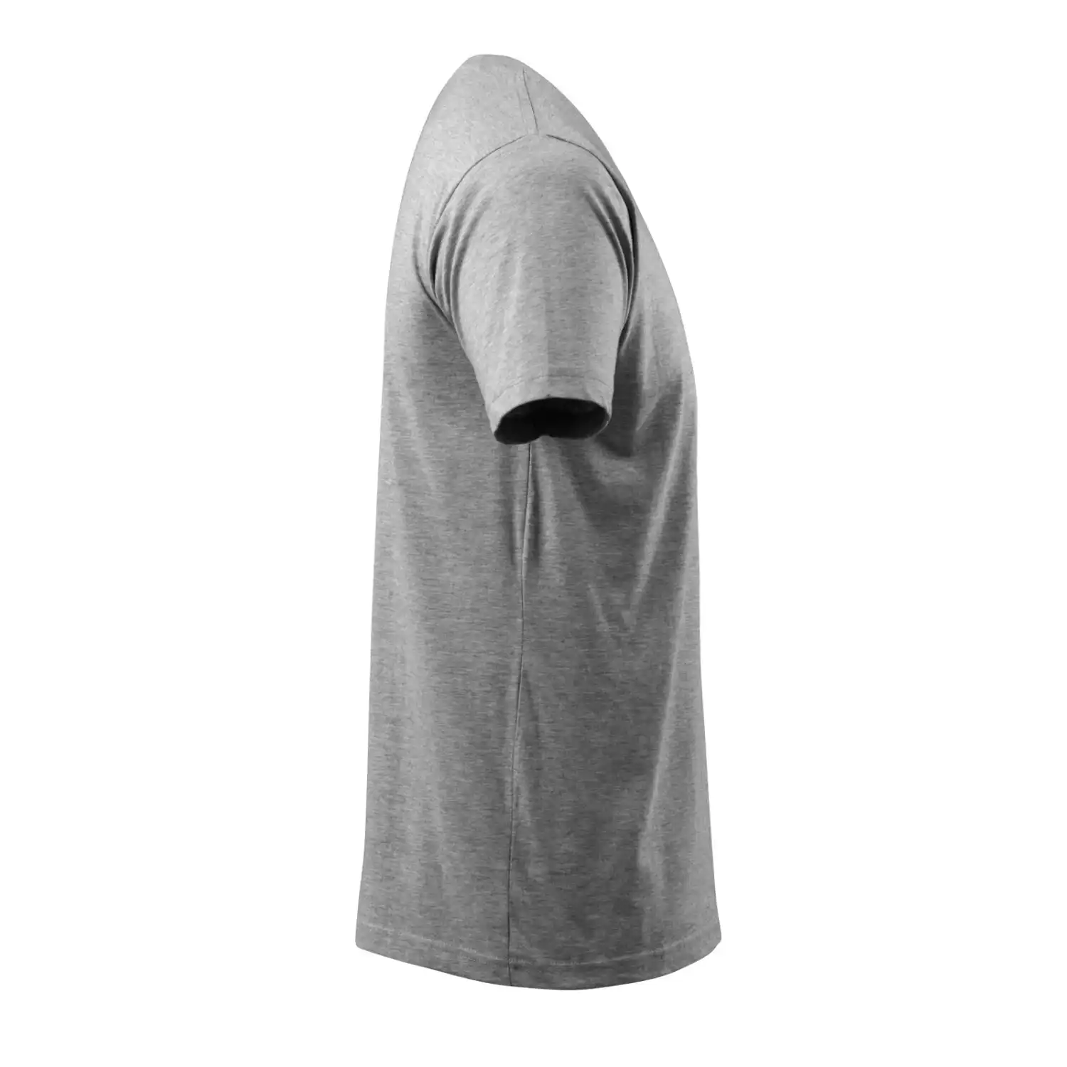 T-Shirt "CALAIS" Crossover in grau-meliert, XXL - Thumbnail 4