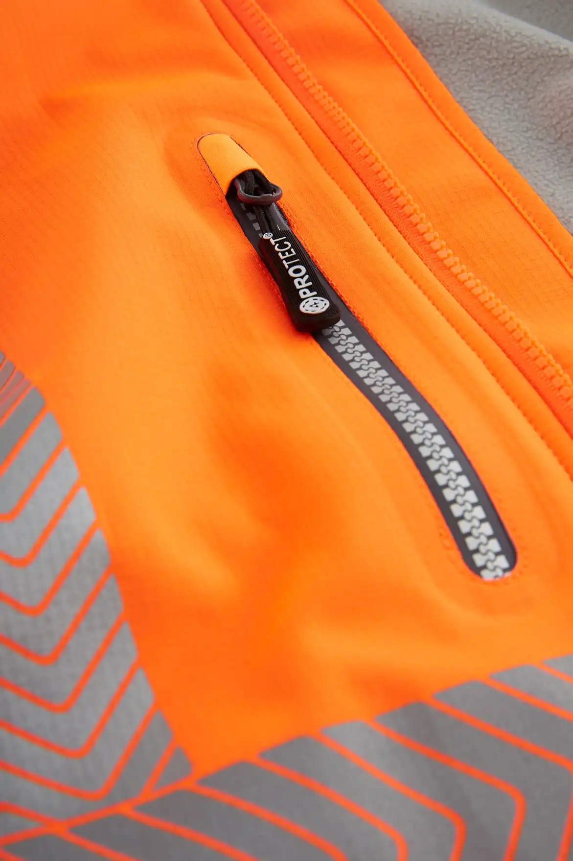 Warnschutz Softshell-Weste "PARAMUS" in Orange, XXL - Thumbnail 5