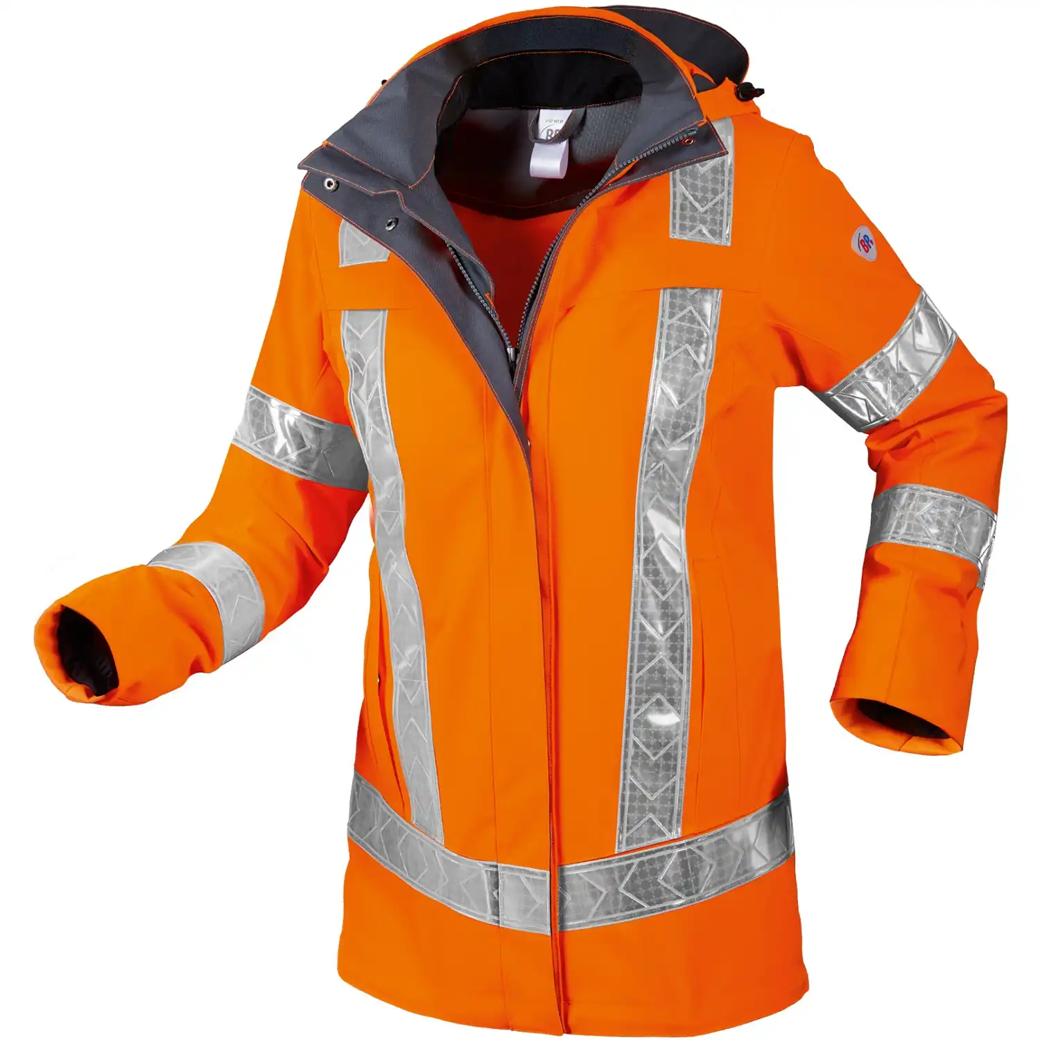 Damen Warnschutz Regenjacke "2127-880" Hi-Vis Comfort orange in S - Thumbnail 1
