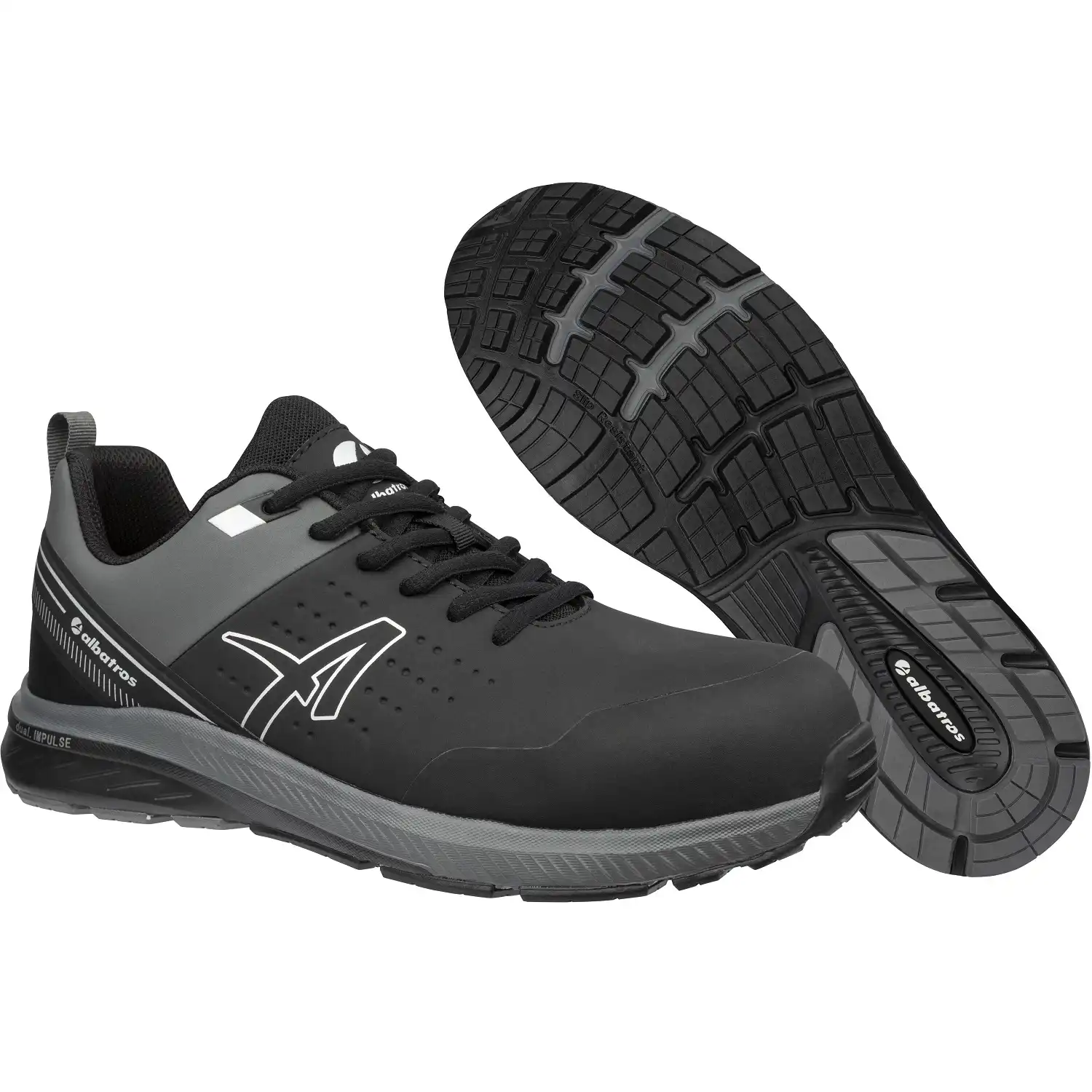 Sicherheitshalbschuhe S3S "VIGOR 2 IMPULSE BLACK LOW" Dual Impulse in 42 - Bild 1