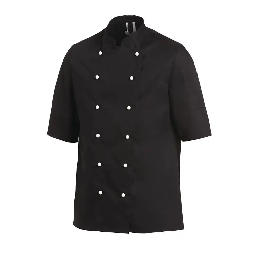 Kochjacke Halbarm "12/1094" in schwarz, 48 - Bild 1