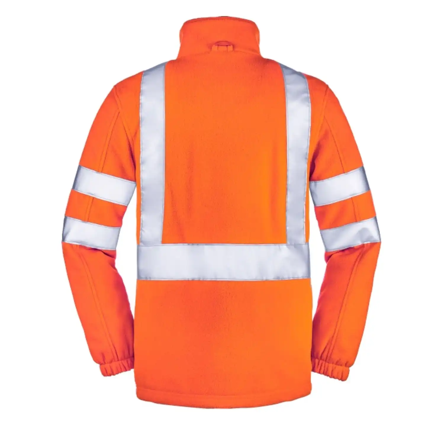 Warnschutz Fleecejacke "SEATTLE" - 4PROTECT® in Orange, XS - Thumbnail 3
