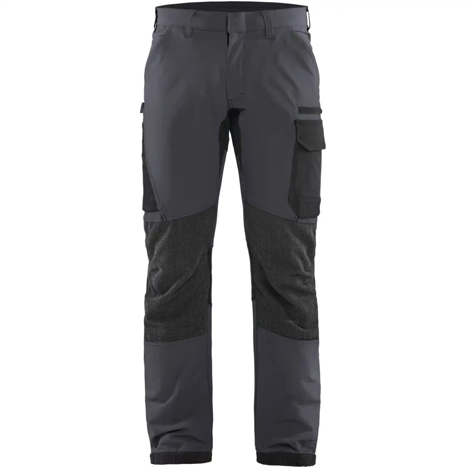 Stretch Servicehose "1422" in mittelgrau/schwarz, C146 - Bild 1