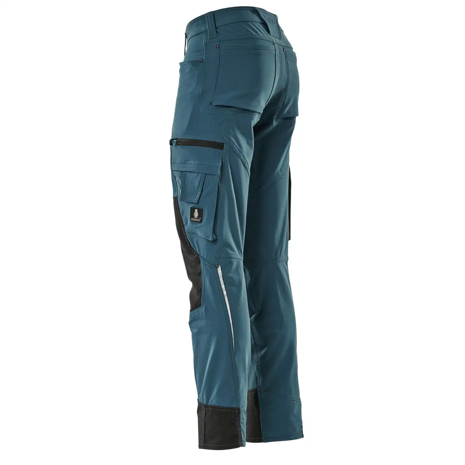 Stretch Bundhose "17179-311" Advanced in dunkelpetroleum, 90C62 - Thumbnail 3