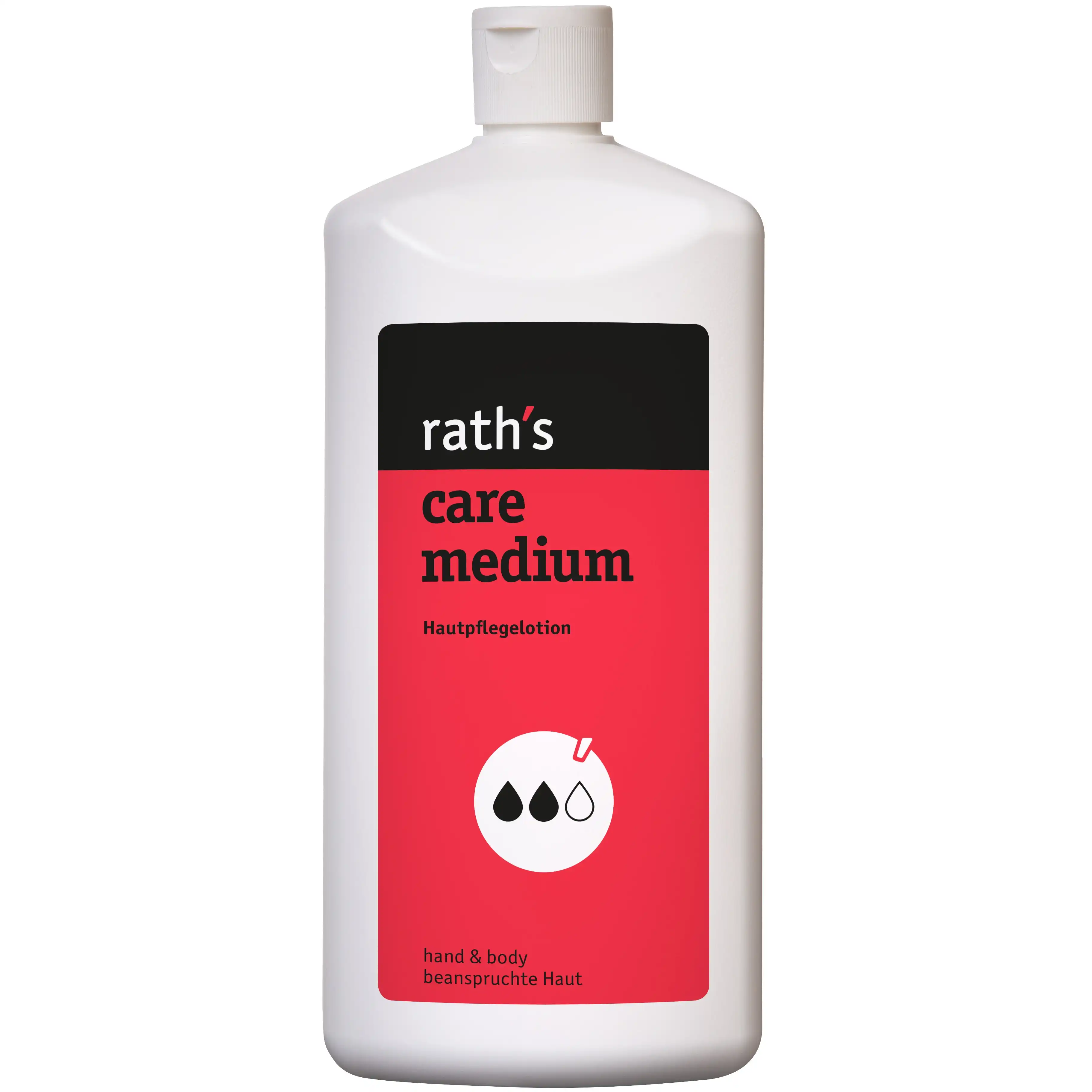 Hautpflege lotion "rath's care medium" 1000 ml-Flasche - Bild 1