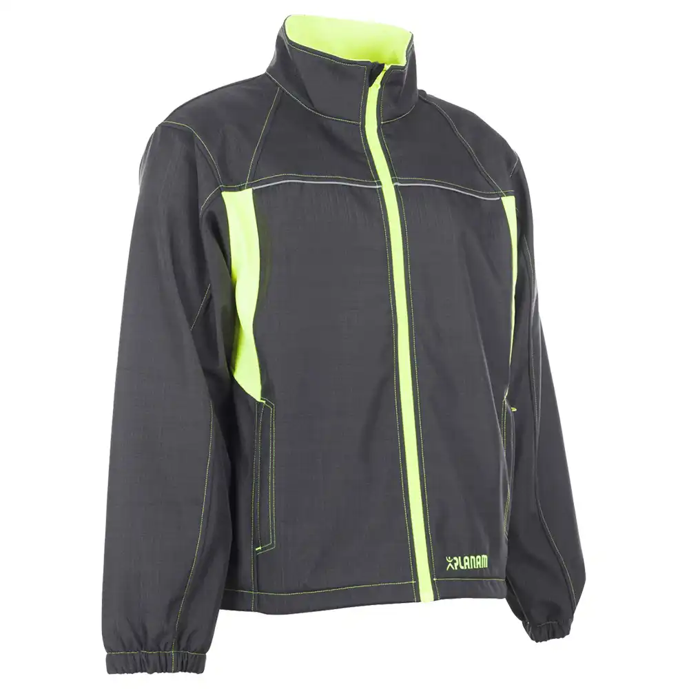 Softshelljacke "BASALT NEON" in anthrazit, L - Bild 1