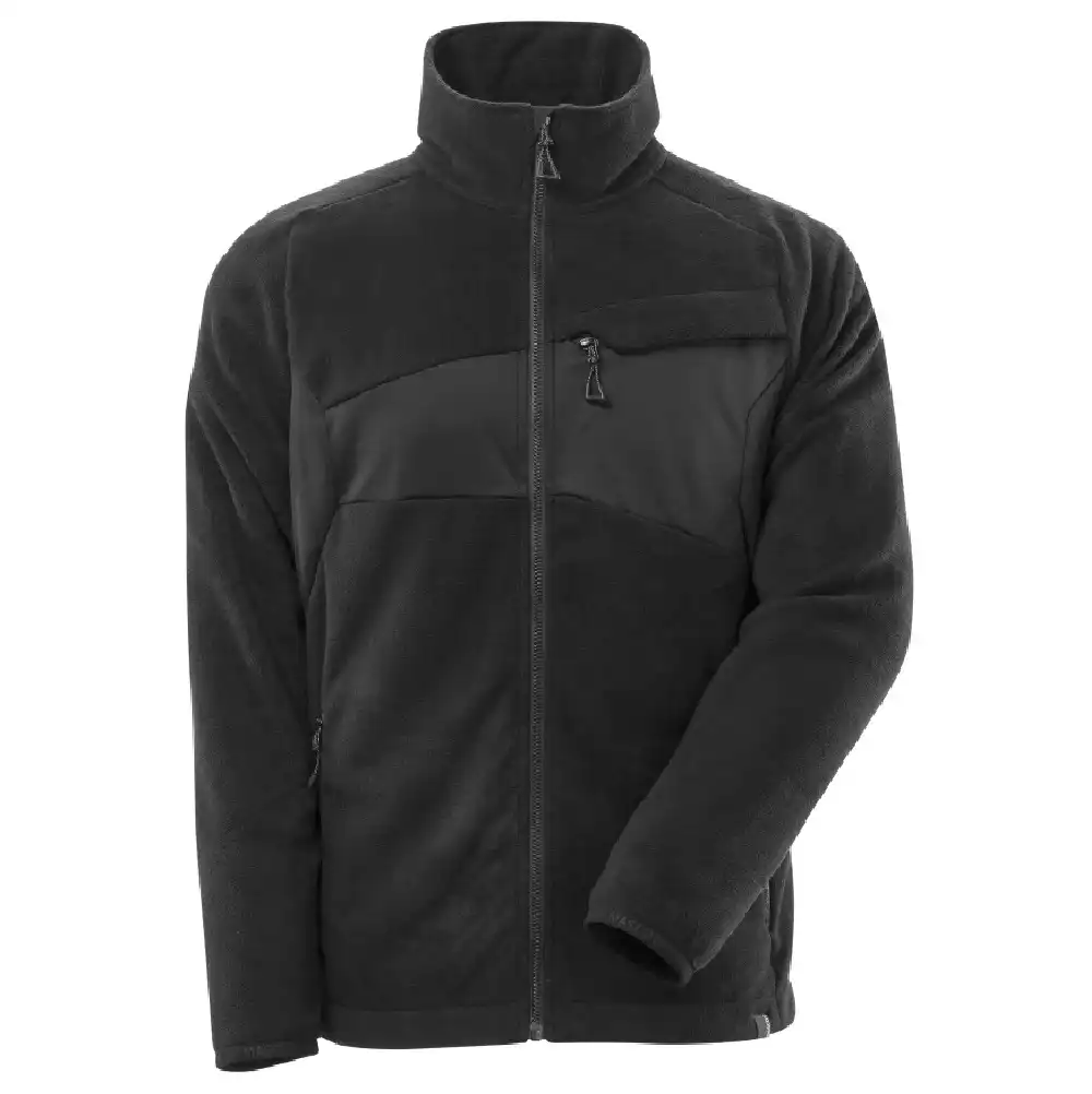 Fleecejacke "ACCELERATE" Antipilling in schwarz, XL - Bild 1