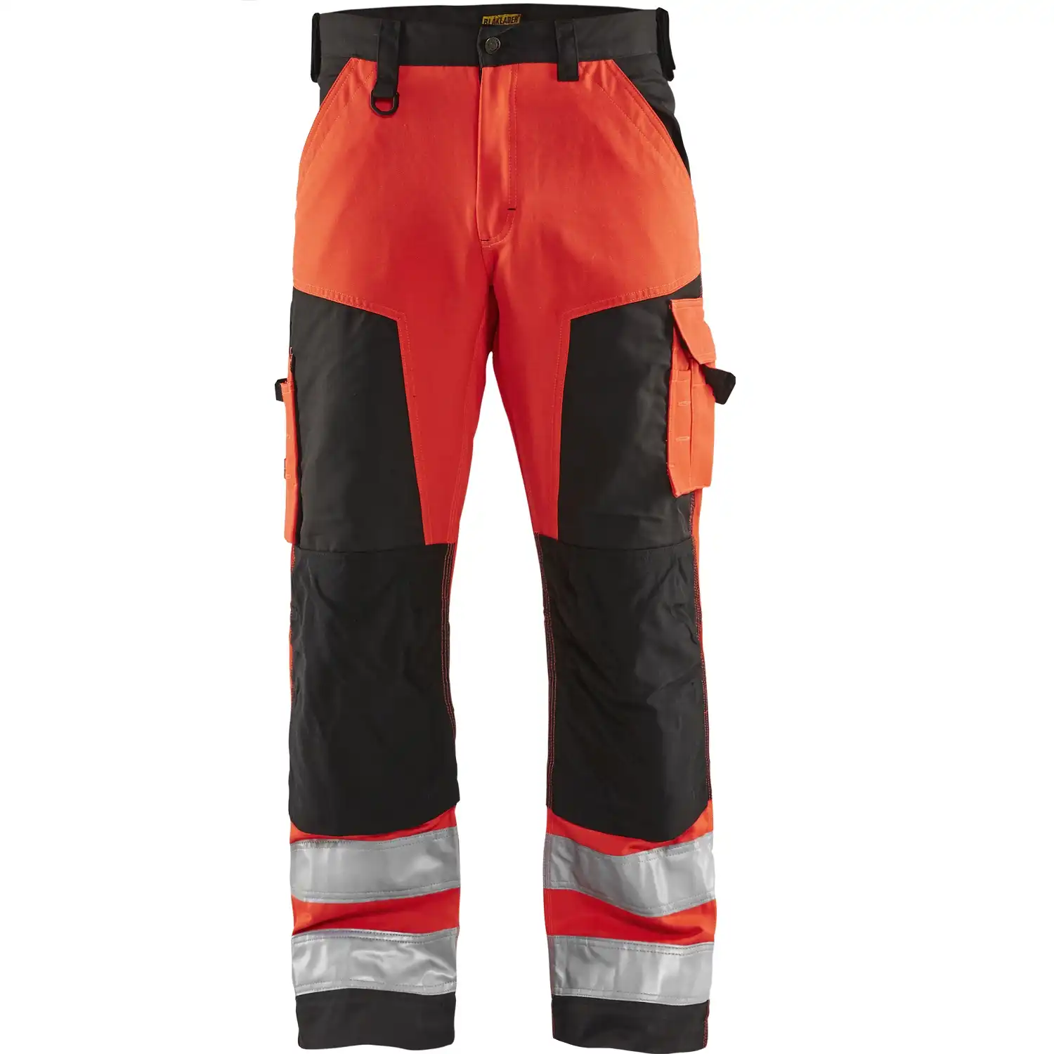 Warnschutz Bundhose "1566" in rot/schwarz, C44 - Thumbnail 1