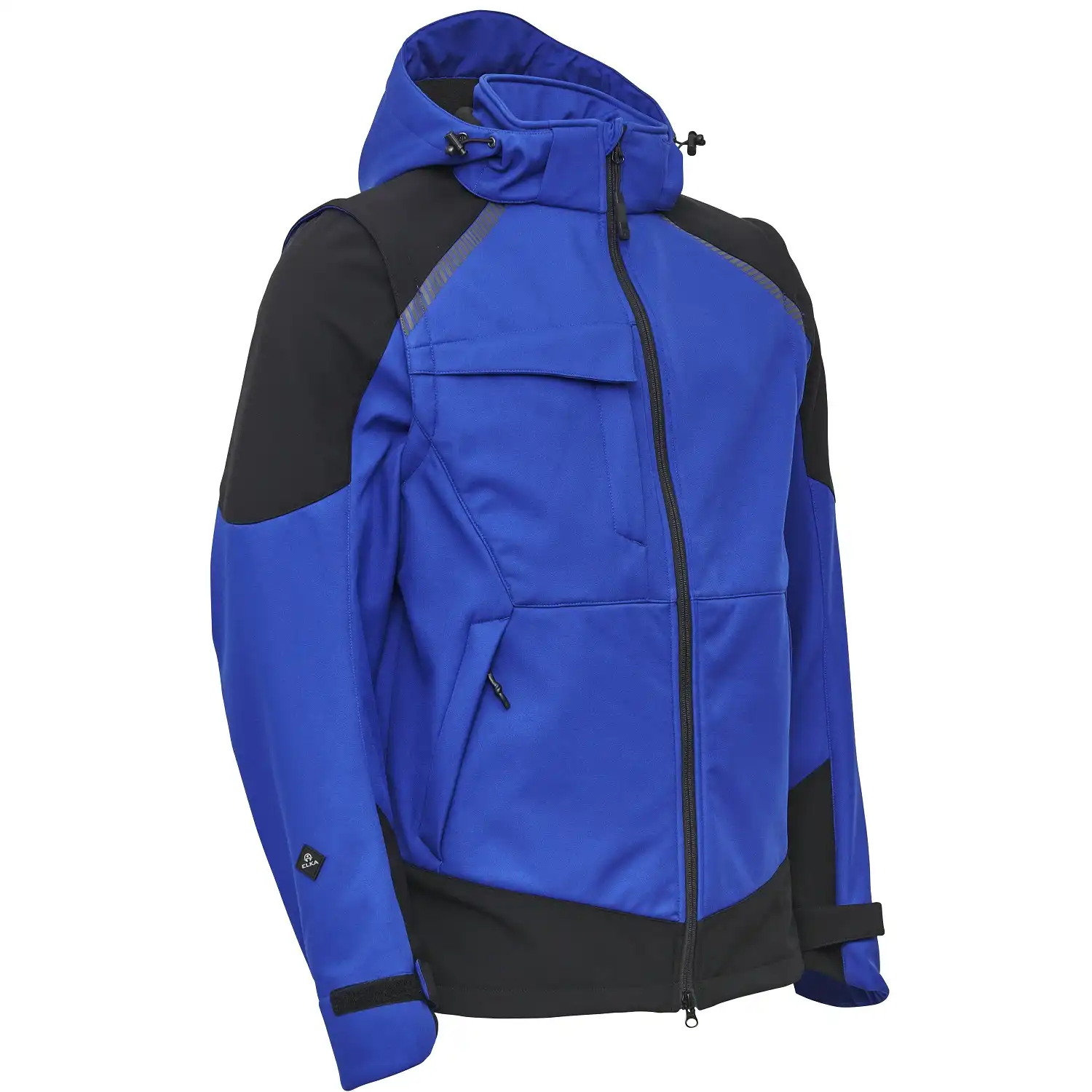 Softshelljacke 2-in-1 "117300" Working Xtreme in royalblau/schwarz, L - Thumbnail 1