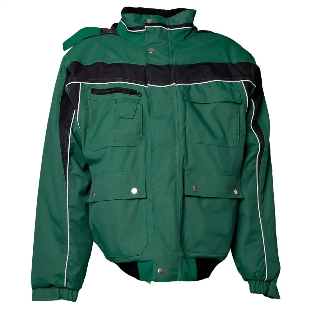 Winter Blouson "PLALINE" in grün/schwarz, 4XL - Bild 1