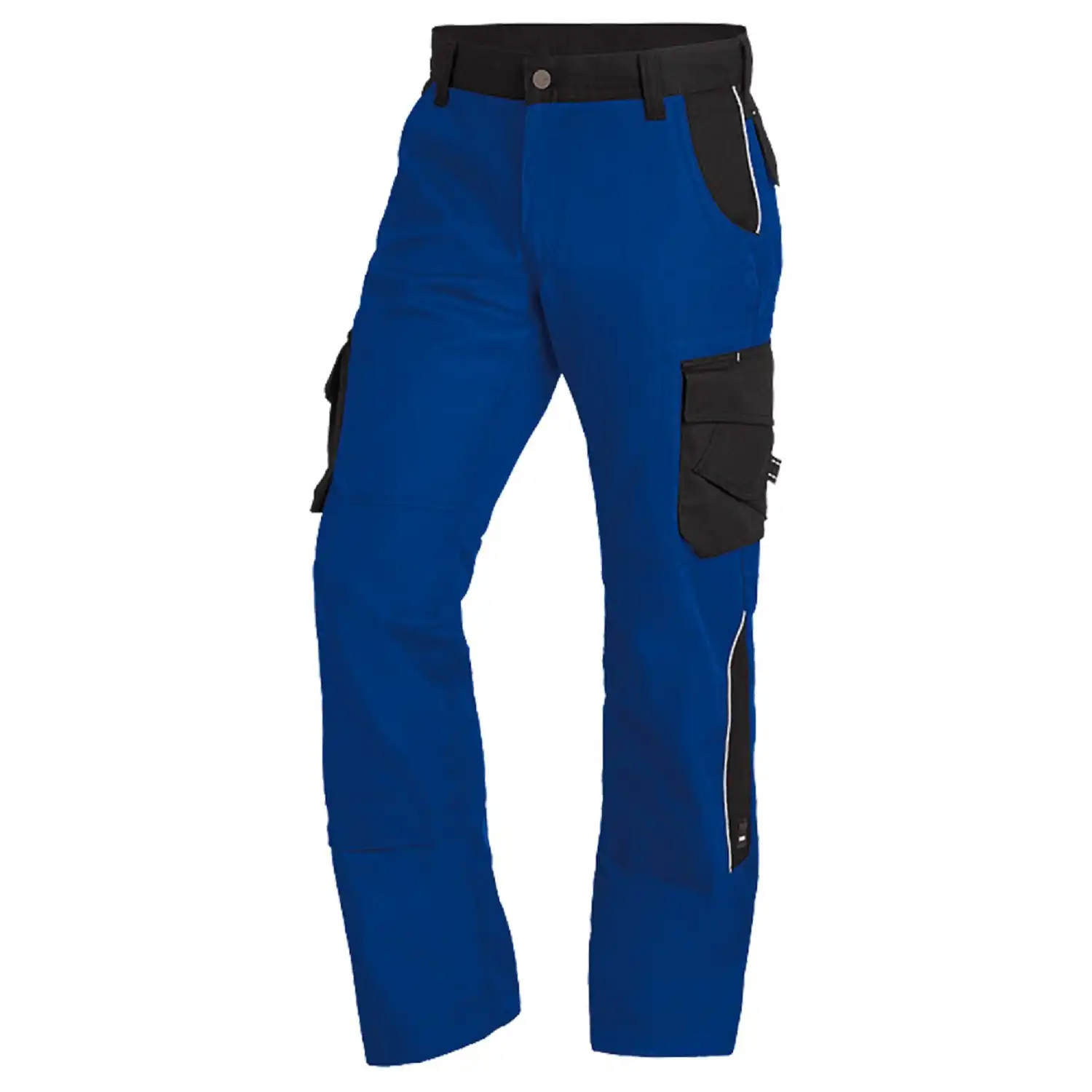 Premium Bundhose BRUNO "Twill 300" in royalblau/schwarz, 54 - Thumbnail 1
