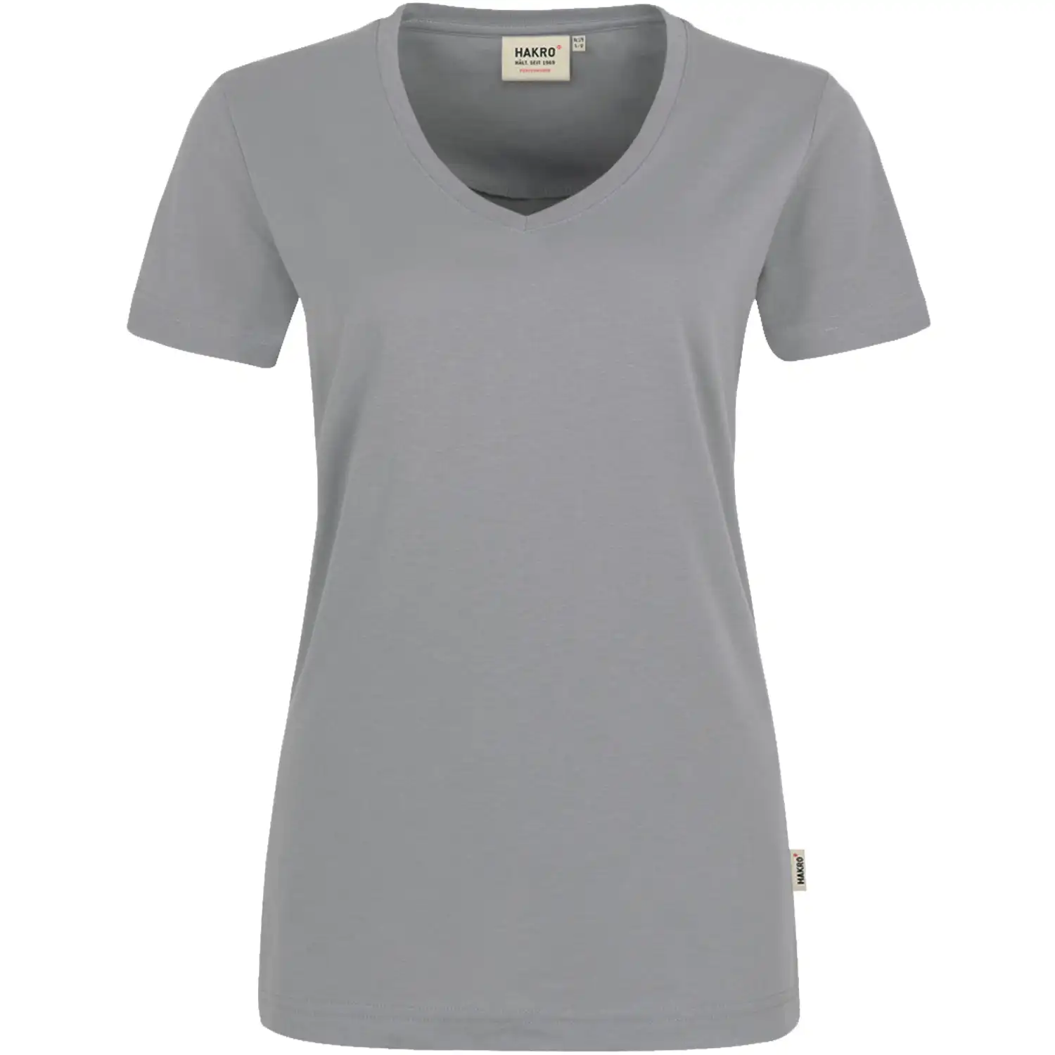 Damen V-Shirt "PERFORMANCE" 181 in titan, L - Bild 1