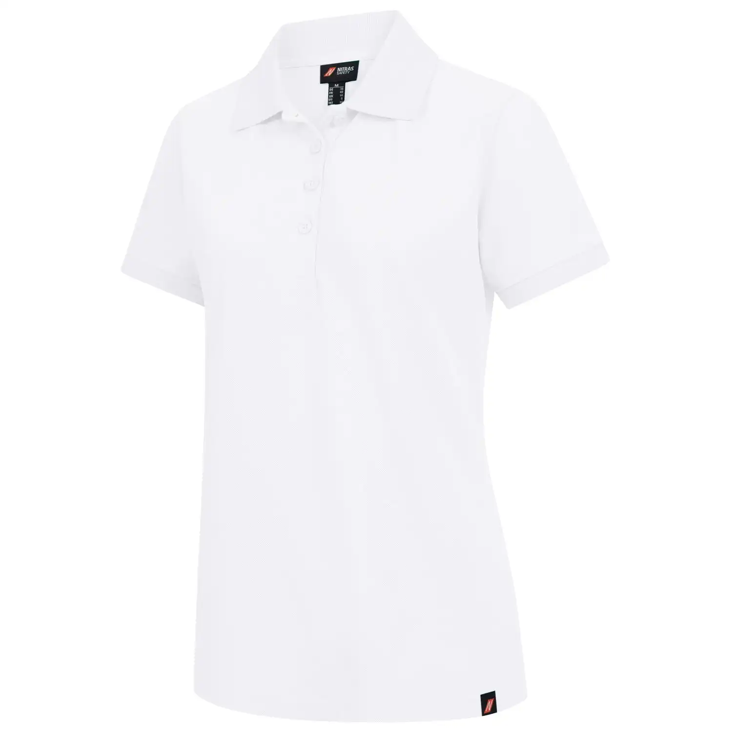 Damen Poloshirt MOTION TEX PLUS in L, Weiß - Thumbnail 1