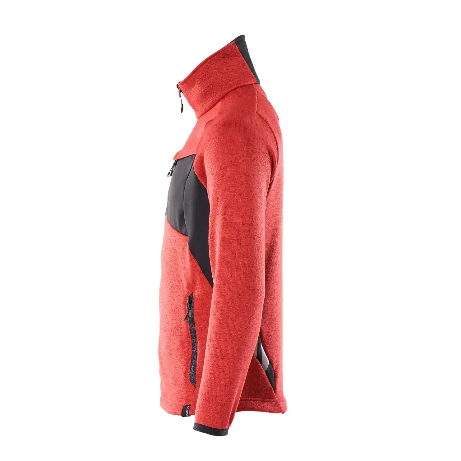 Strickjacke "ACCELERATE" in verkehrsrot/schwarz, L - Thumbnail 3