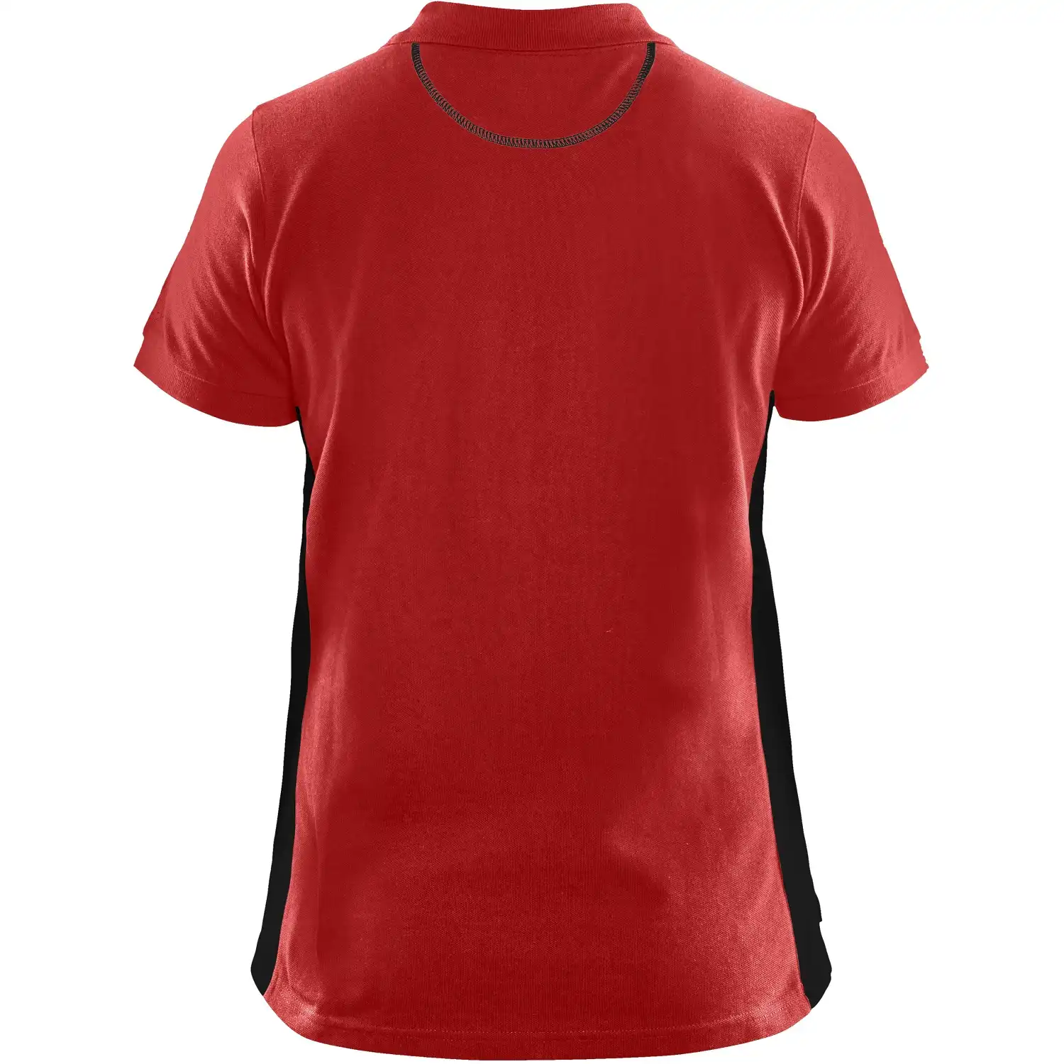 Damen Polo-Shirt "3390" in rot/schwarz, M - Thumbnail 2