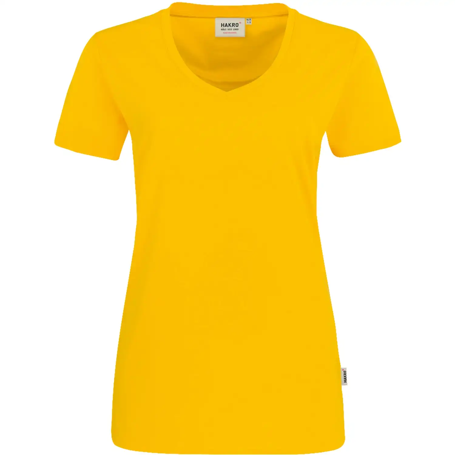 Damen V-Shirt "PERFORMANCE" 181 in sonne, L - Bild 1