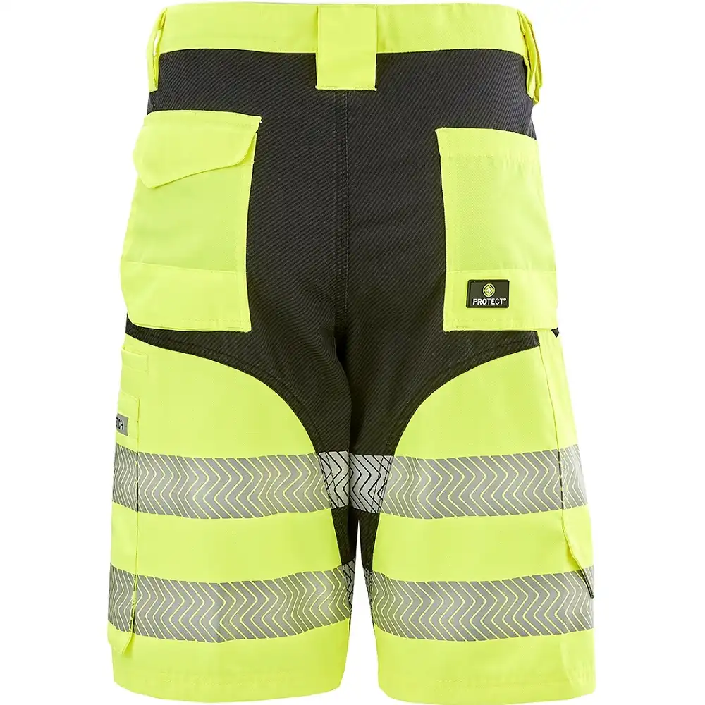Warnschutz Shorts "PATERSON" in gelb, L - Thumbnail 2