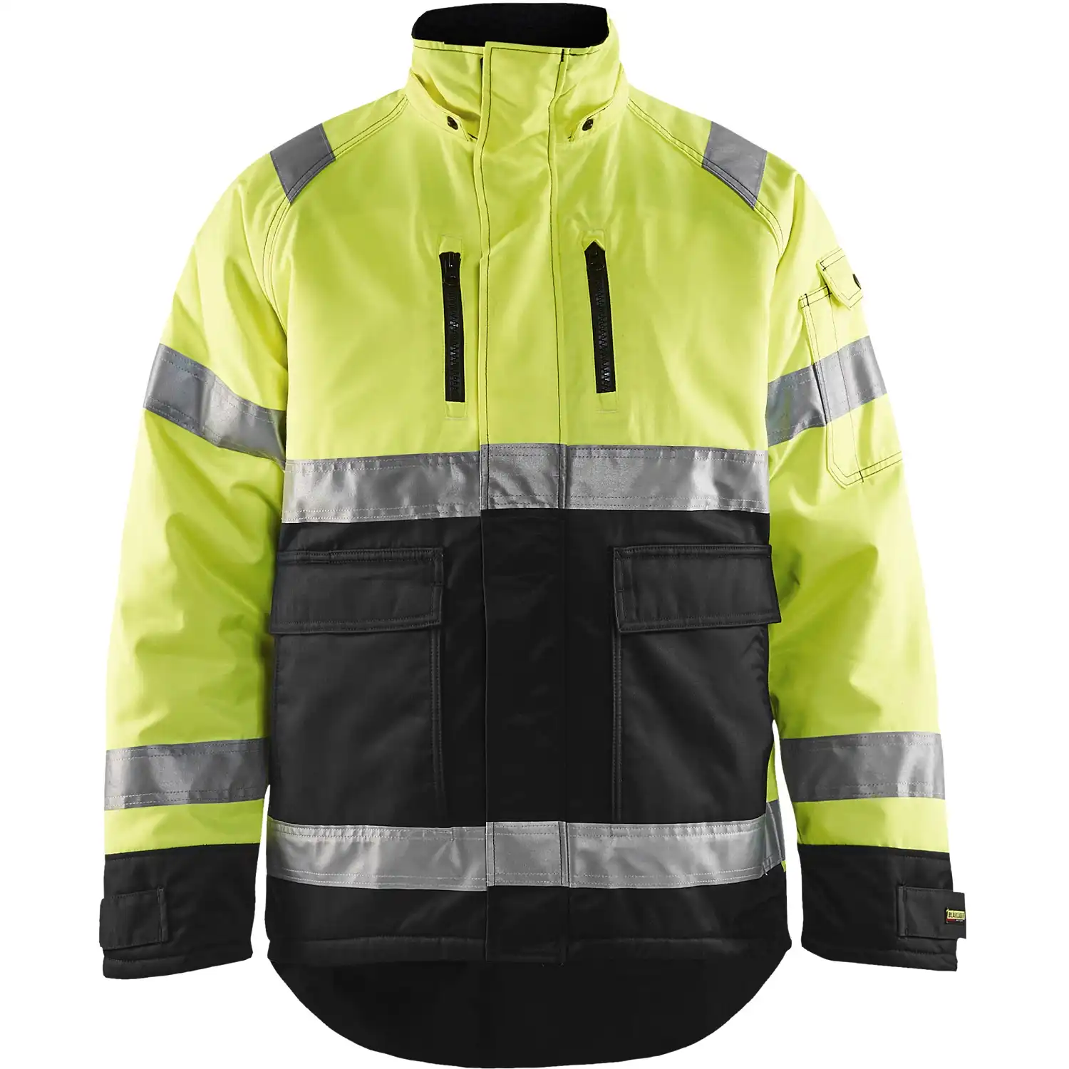 Warnschutz-Winterjacke "4828" in gelb/schwarz, 3XL - Thumbnail 1