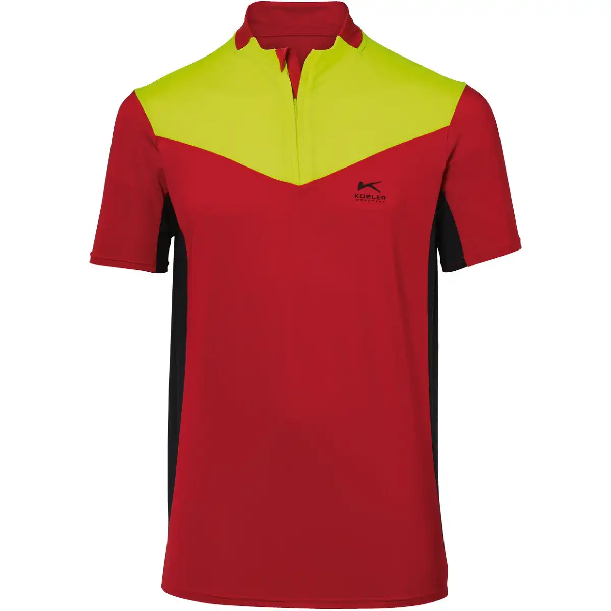 Funktionsshirt "FOREST" rot/gelb in S - Bild 1