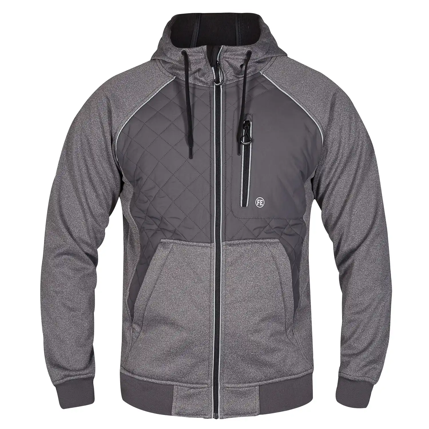 Softshelljacke "1361-207" X-treme grau in XXL - Bild 1