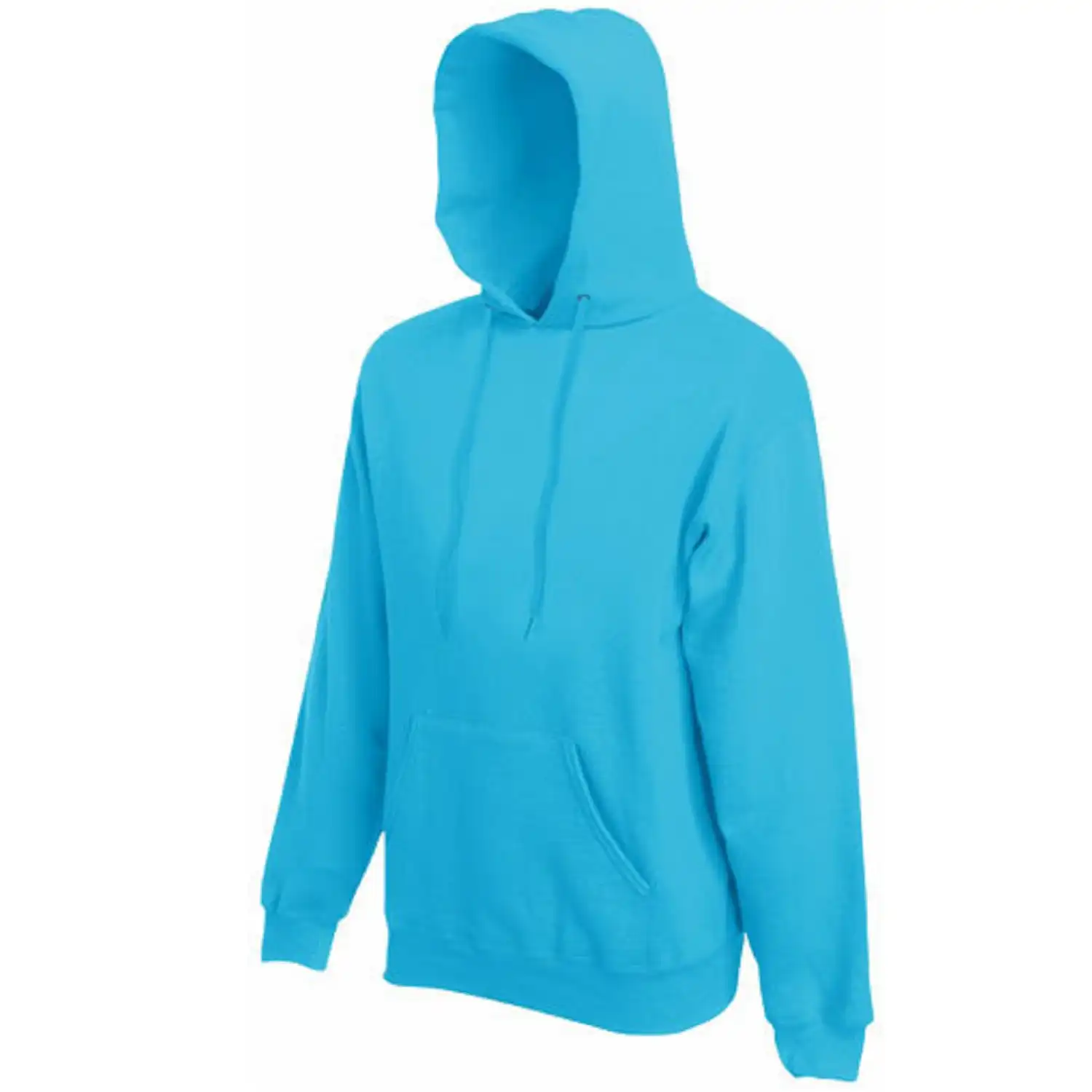 Kapuzen-Sweatshirt "F421" Classic in azure blue, S - Bild 1
