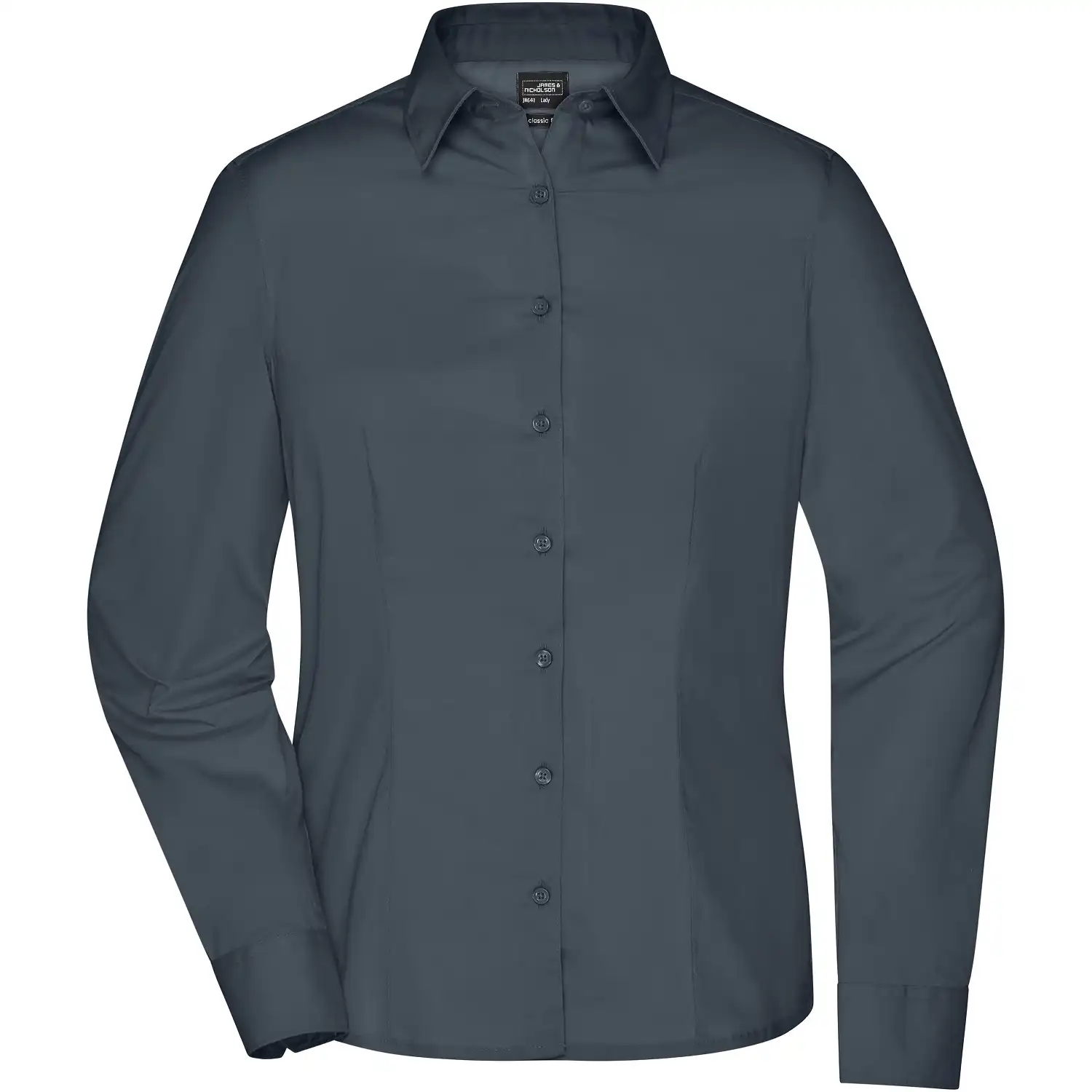 Damen Business Bluse "JN641" in carbon, L - Bild 1