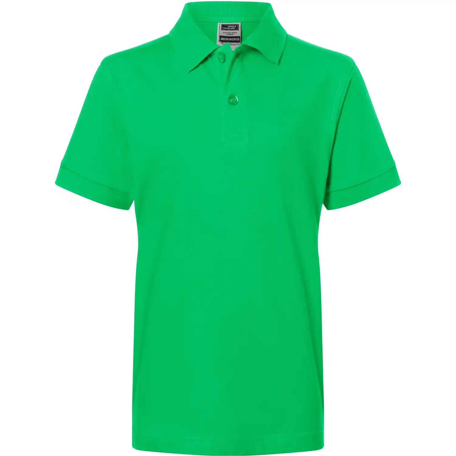 Kinder Polo-Shirt "JN070K" in fern-green, S - Bild 1
