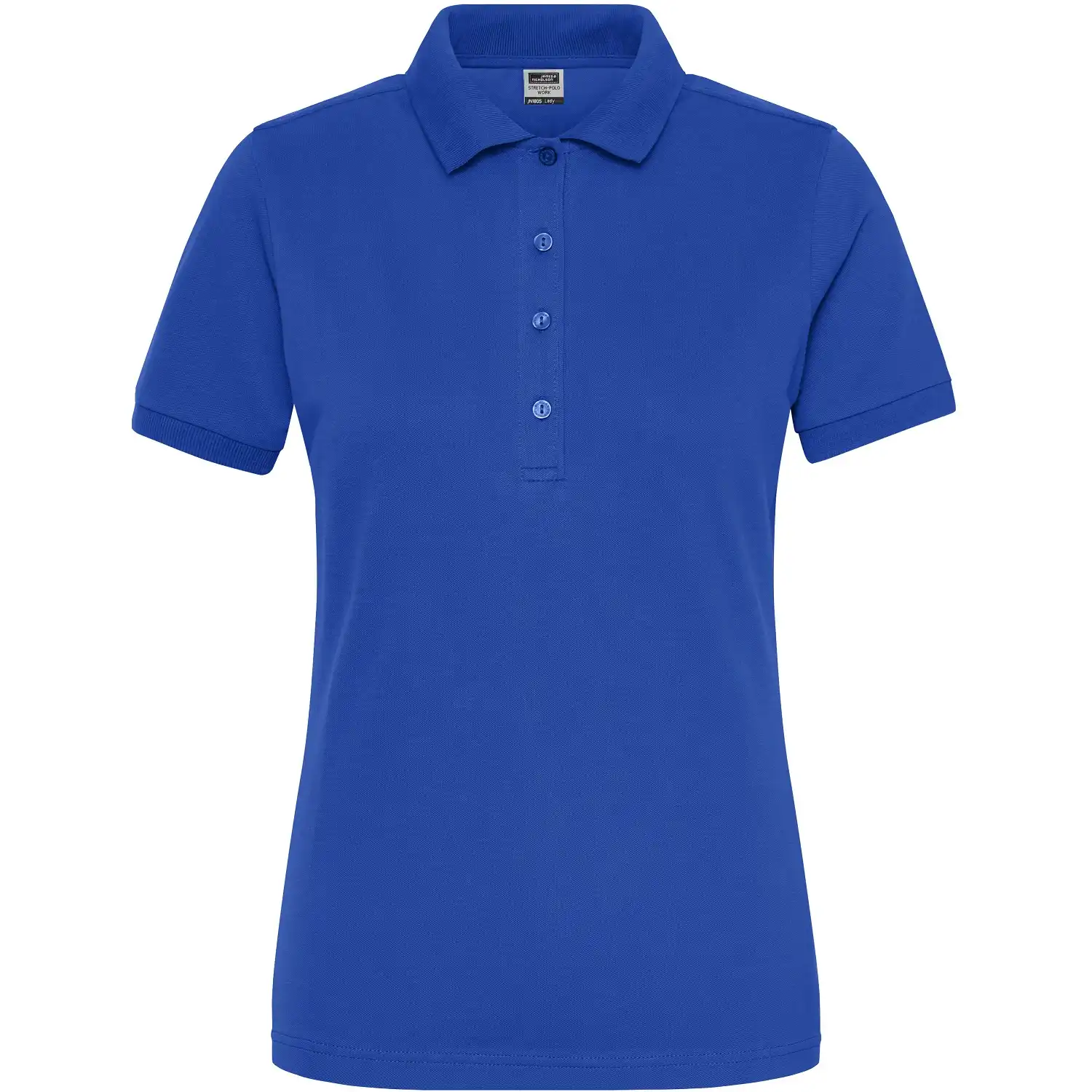 Damen Bio Stretch Polo-Shirt "JN1805" UV-Schutz in royal, S - Bild 1