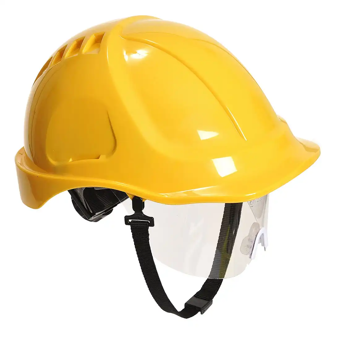 Schutzhelm mit Visier Endurance Plus PW54 in gelb - Thumbnail 1
