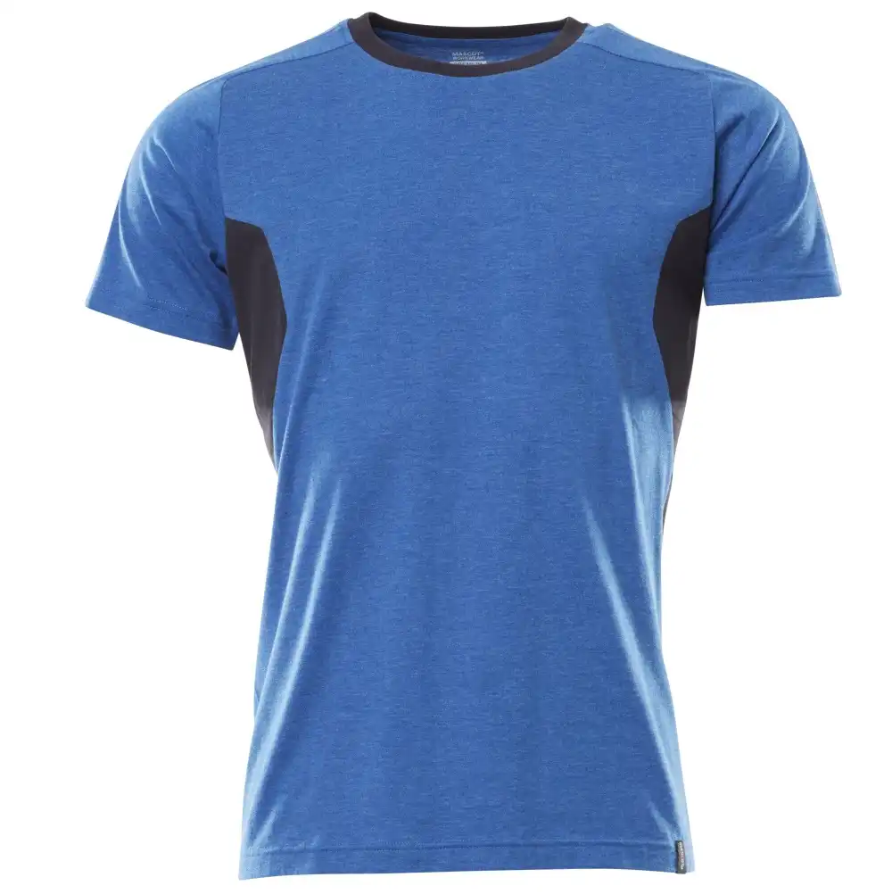 Damen T-Shirt "ACCELERATE" in azurblau/schwarzblau, M - Bild 1